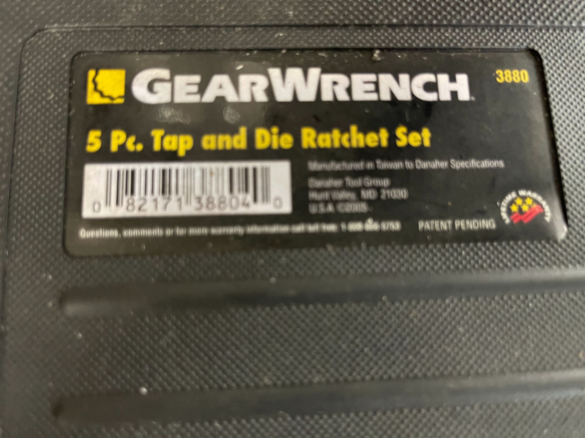 GEARWRENCH 5-PIECE TAP & DIE RATCHET SET - Image 2 of 2