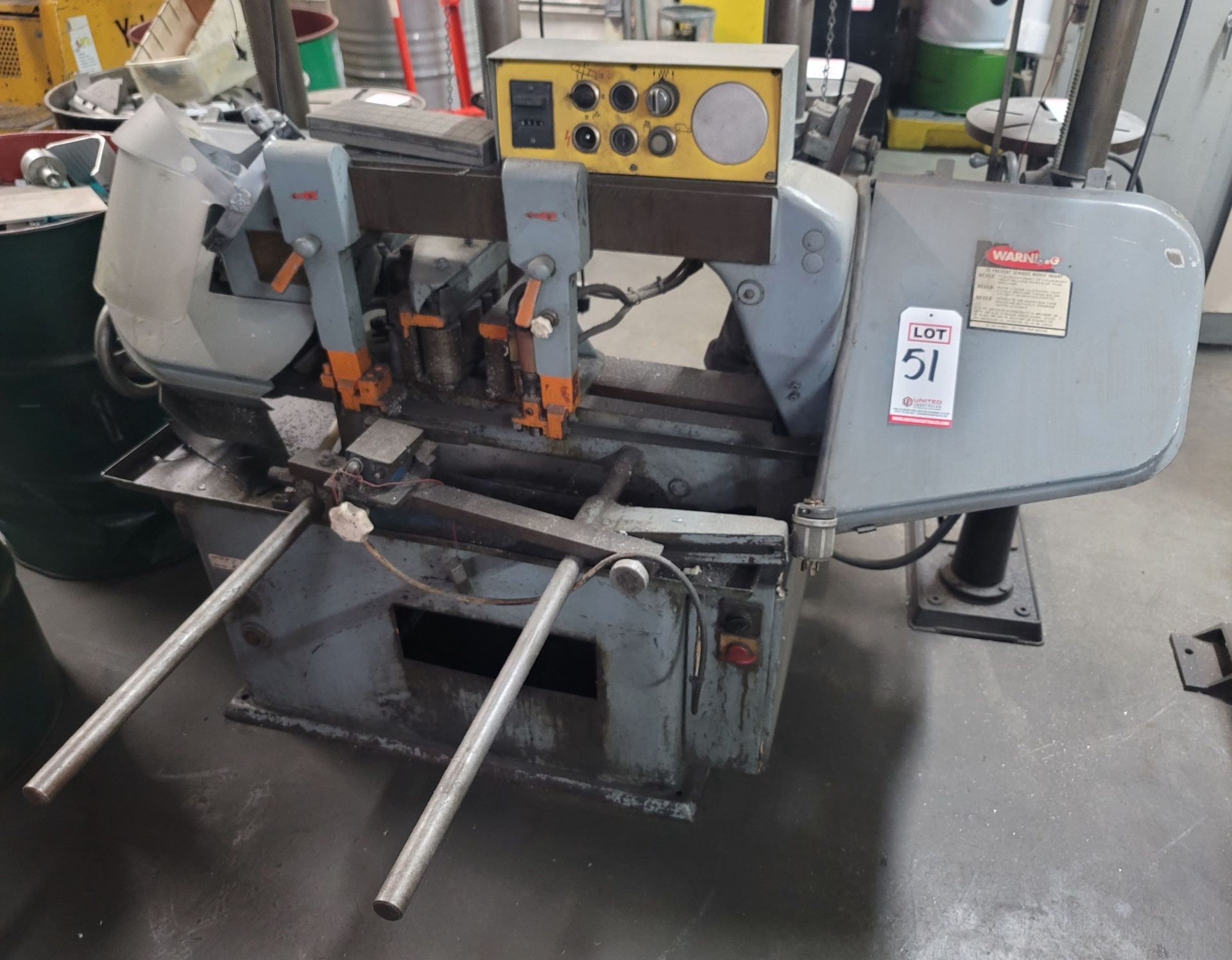 PEHAKA HORIZONTAL BAND SAW, MODEL ROB 200E, S/N 31406771237