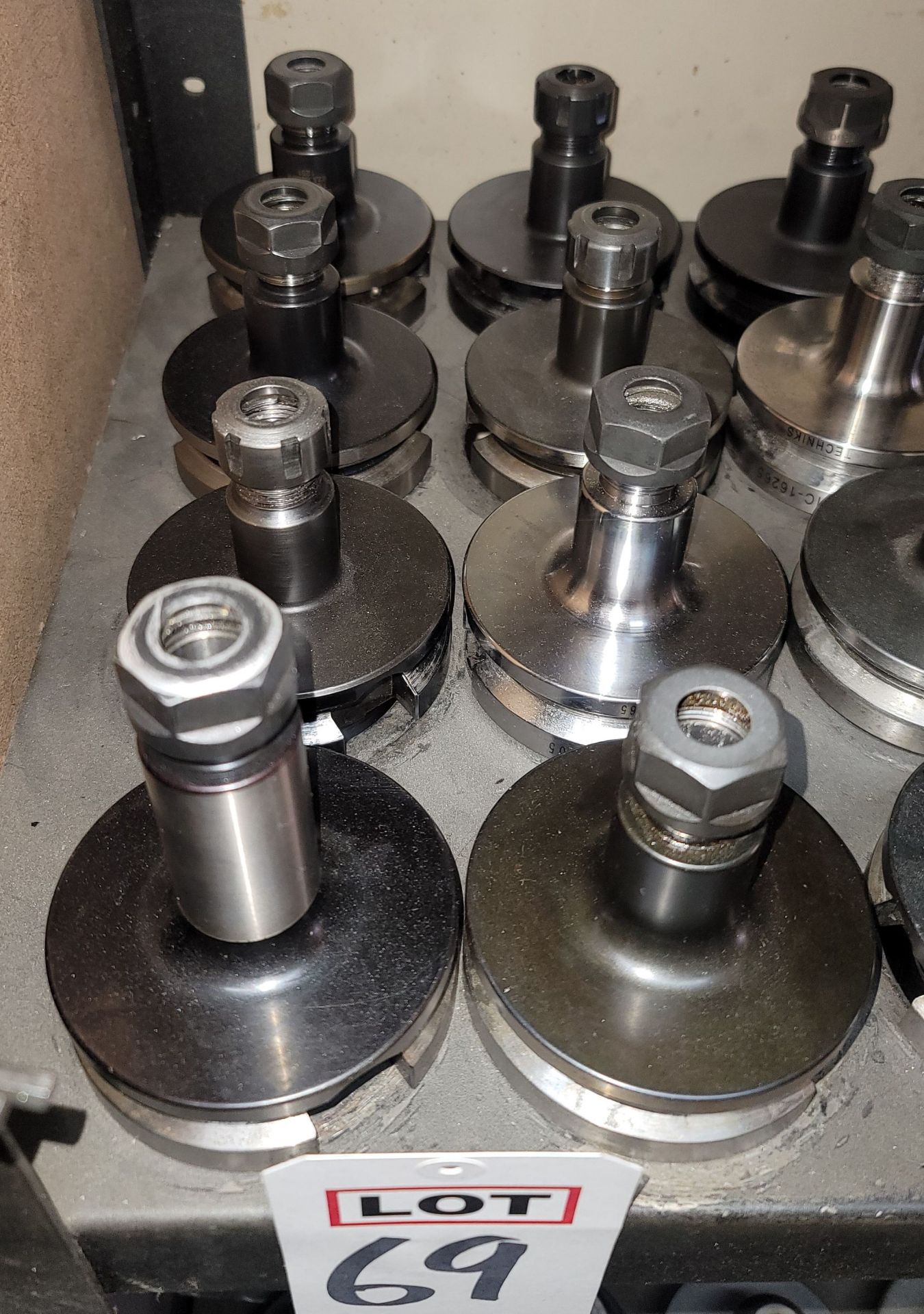LOT - (8) BT50 TAPER COLLET TOOL HOLDERS