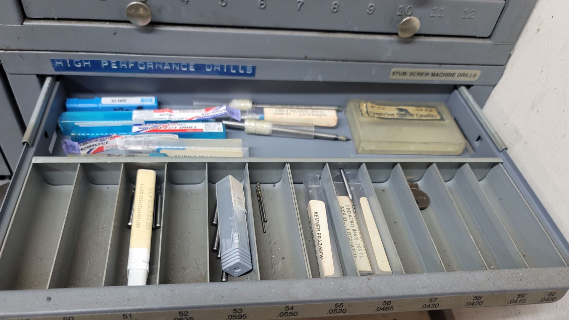 5-DRAWER DRILL INDEX, W/ CONTENTS - Image 2 of 6