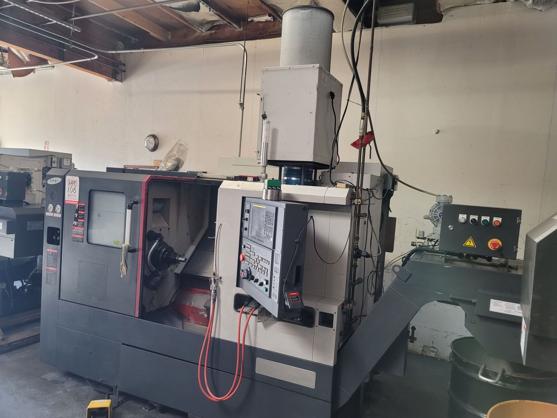 2019 SAMSUNG SMEC SL2000 TURNING CENTER, FANUC OI-TD CNC CONTROL, 8" 3-JAW CHUCK, 3J COLLET - Image 2 of 8