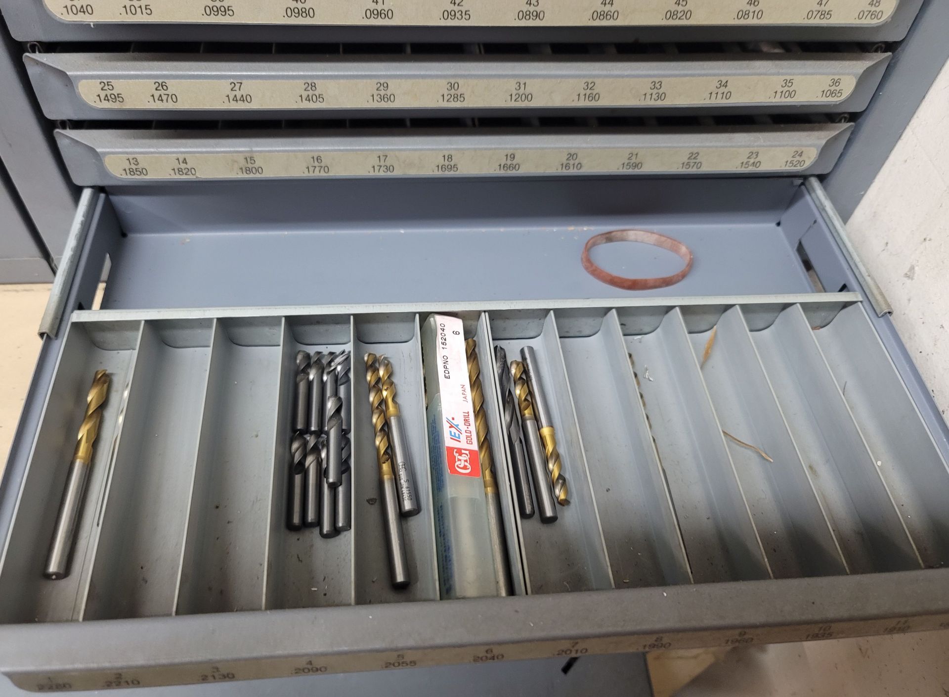 5-DRAWER DRILL INDEX, W/ CONTENTS - Image 6 of 6