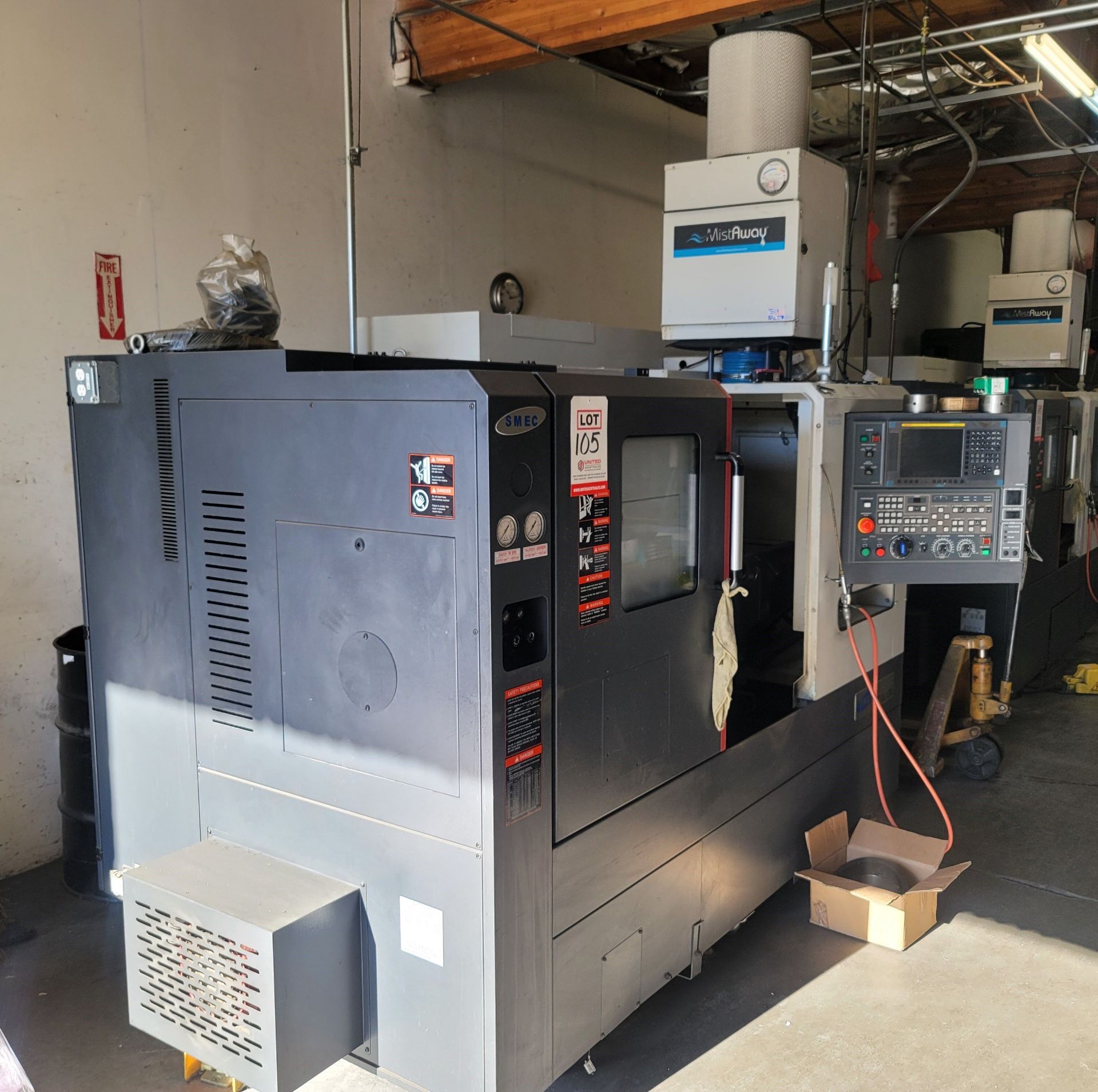 2019 SAMSUNG SMEC SL2000 TURNING CENTER, FANUC OI-TD CNC CONTROL, 8" 3-JAW CHUCK, 3J COLLET - Image 2 of 10