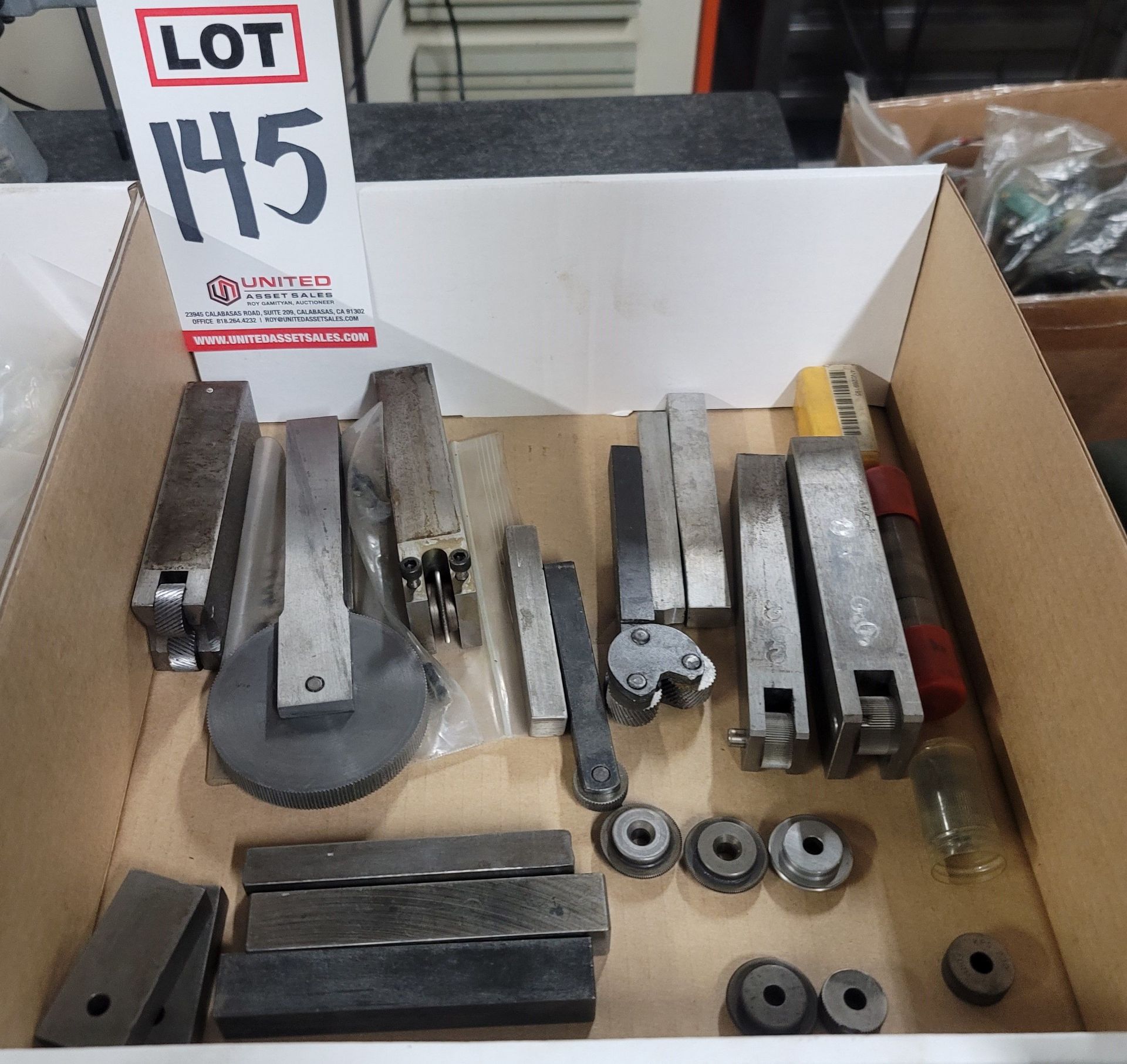 LOT - KNURLING TOOLS AND SUPPLIES