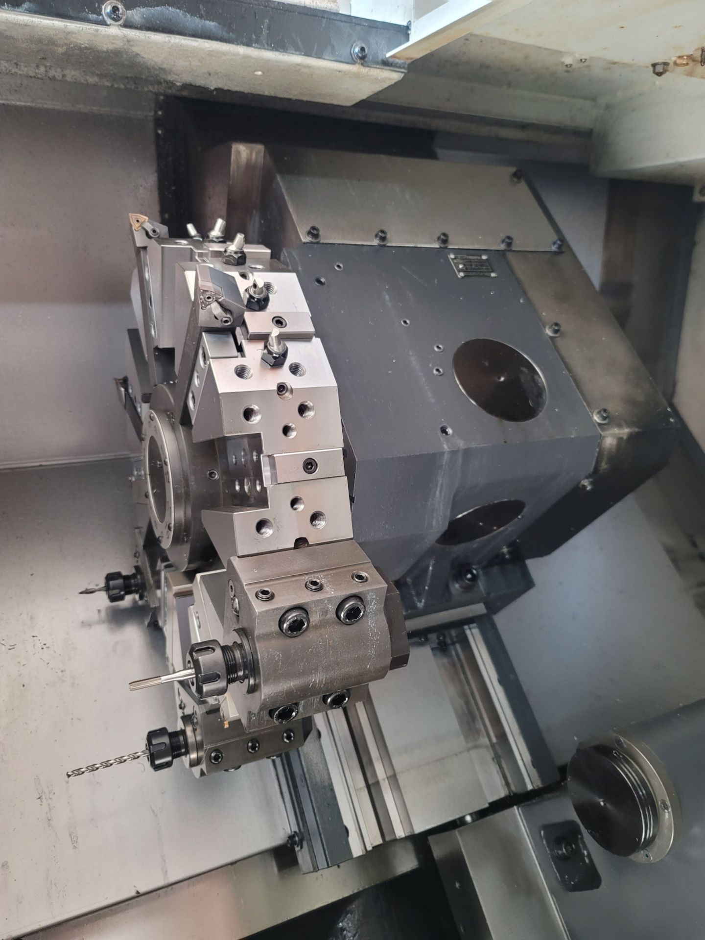 2019 SAMSUNG SMEC SL2000 TURNING CENTER, FANUC OI-TD CNC CONTROL, 8" 3-JAW CHUCK, 3J COLLET - Image 8 of 10