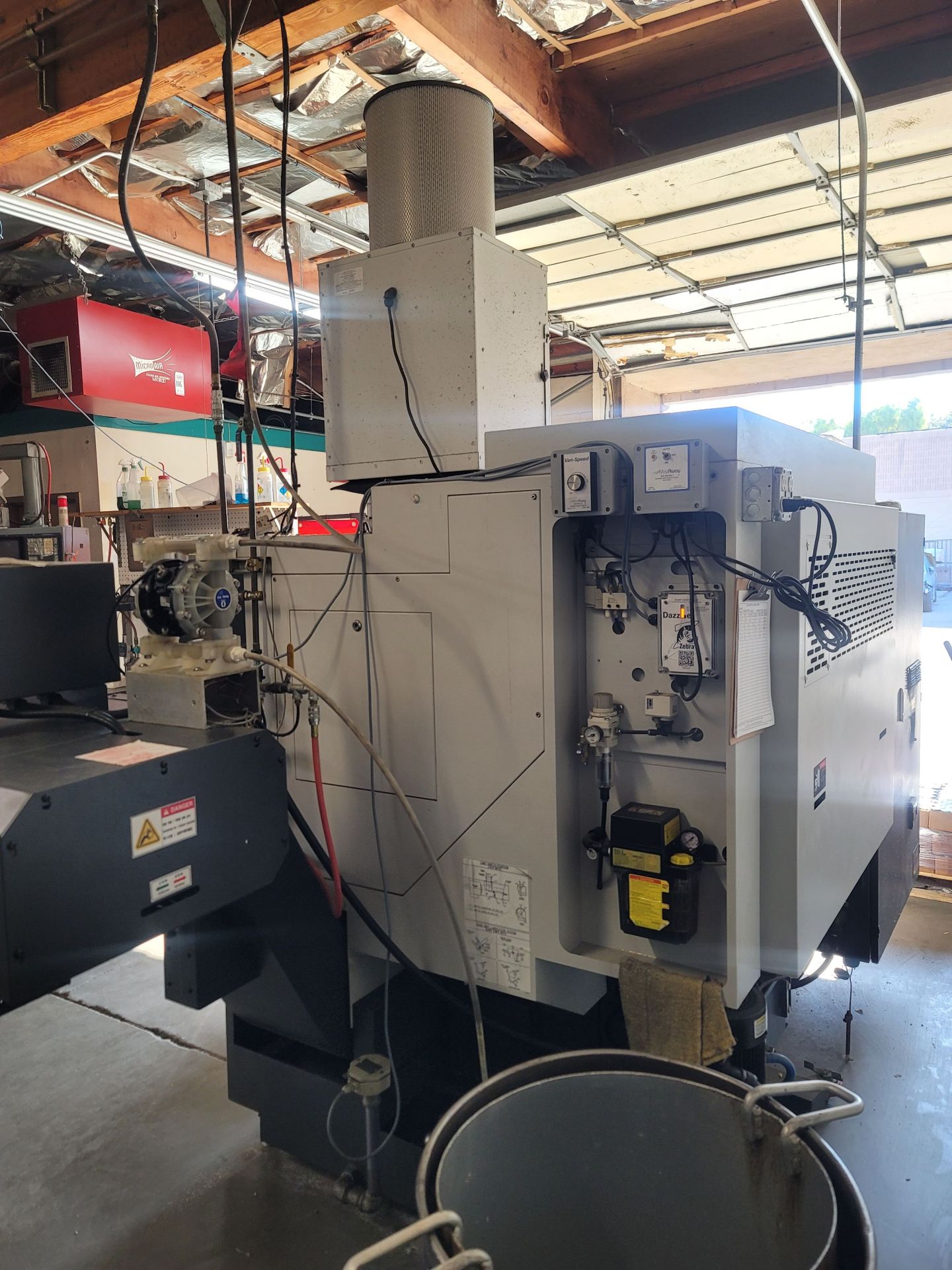 2019 SAMSUNG SMEC SL2000 TURNING CENTER, FANUC OI-TD CNC CONTROL, 8" 3-JAW CHUCK, 3J COLLET - Image 5 of 10