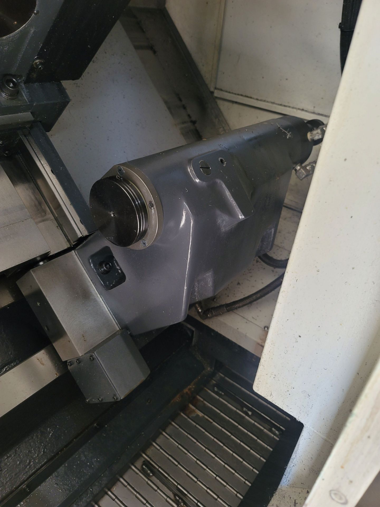 2019 SAMSUNG SMEC SL2000 TURNING CENTER, FANUC OI-TD CNC CONTROL, 8" 3-JAW CHUCK, 3J COLLET - Image 7 of 10