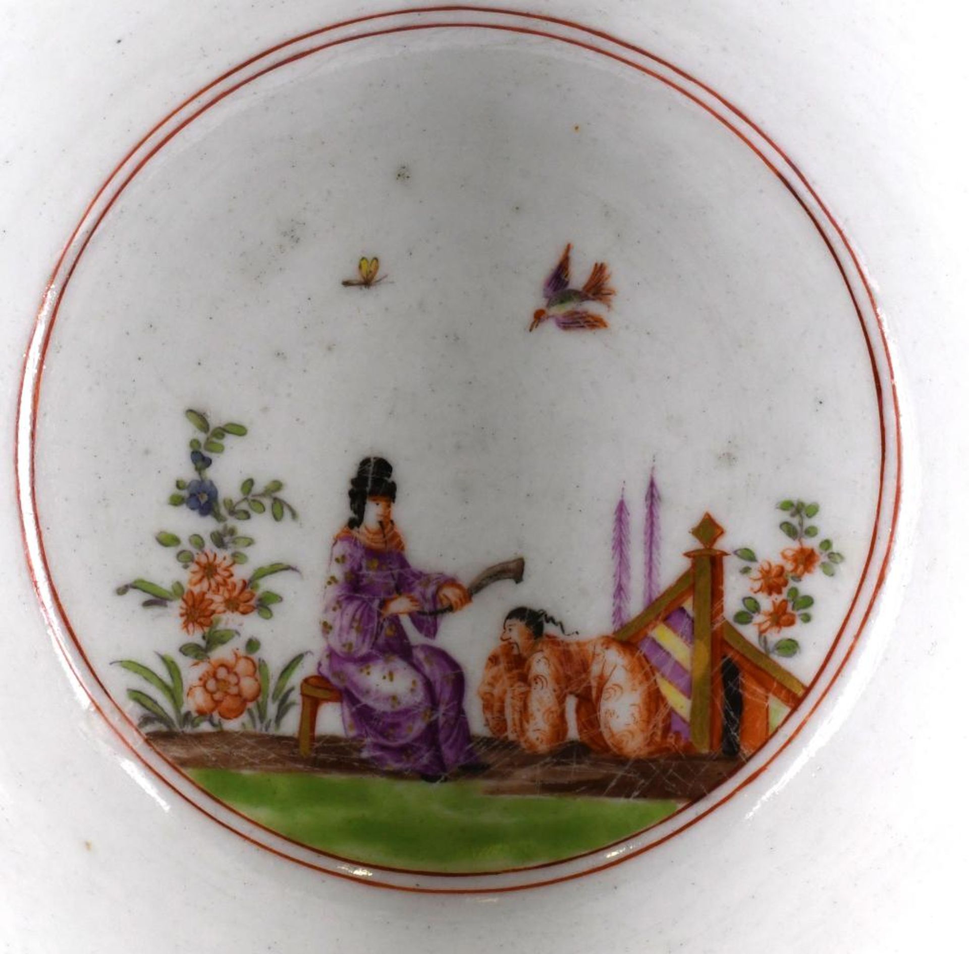 Porcelain bowl with chinese scenery - Image 17 of 17