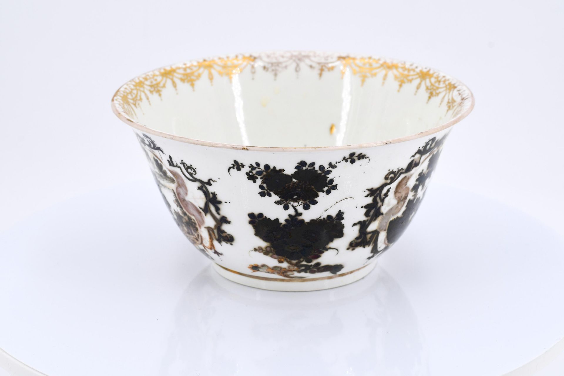 Porcelain bowl with harbour scenery - Image 8 of 15