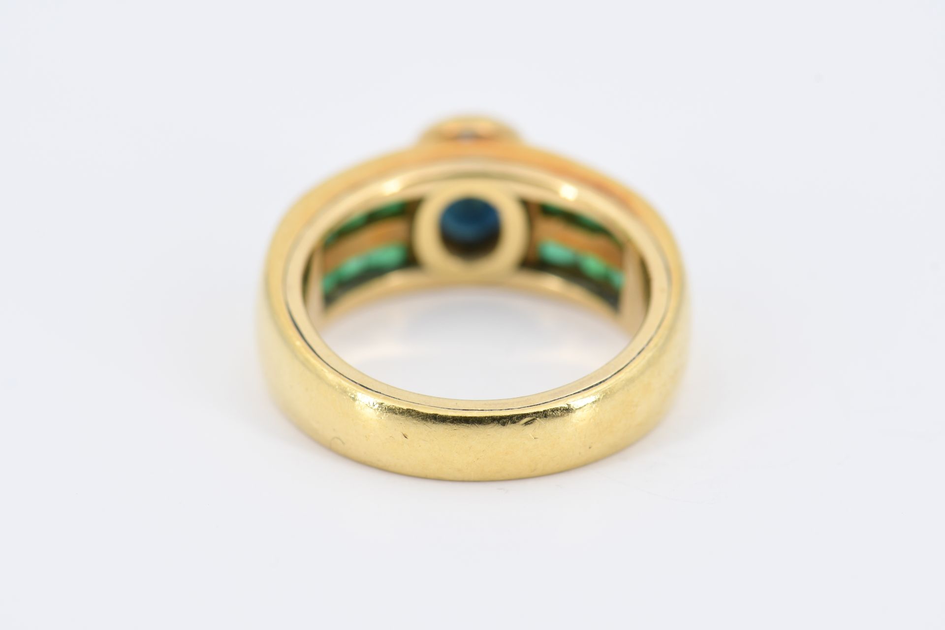 Smaragd-Saphir-Ring - Bild 3 aus 5