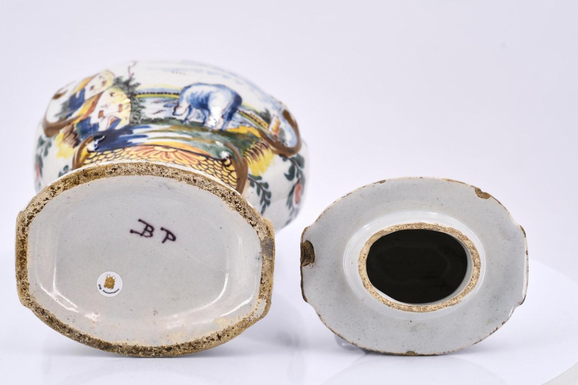 Set of five ceramic vases - Image 17 of 29