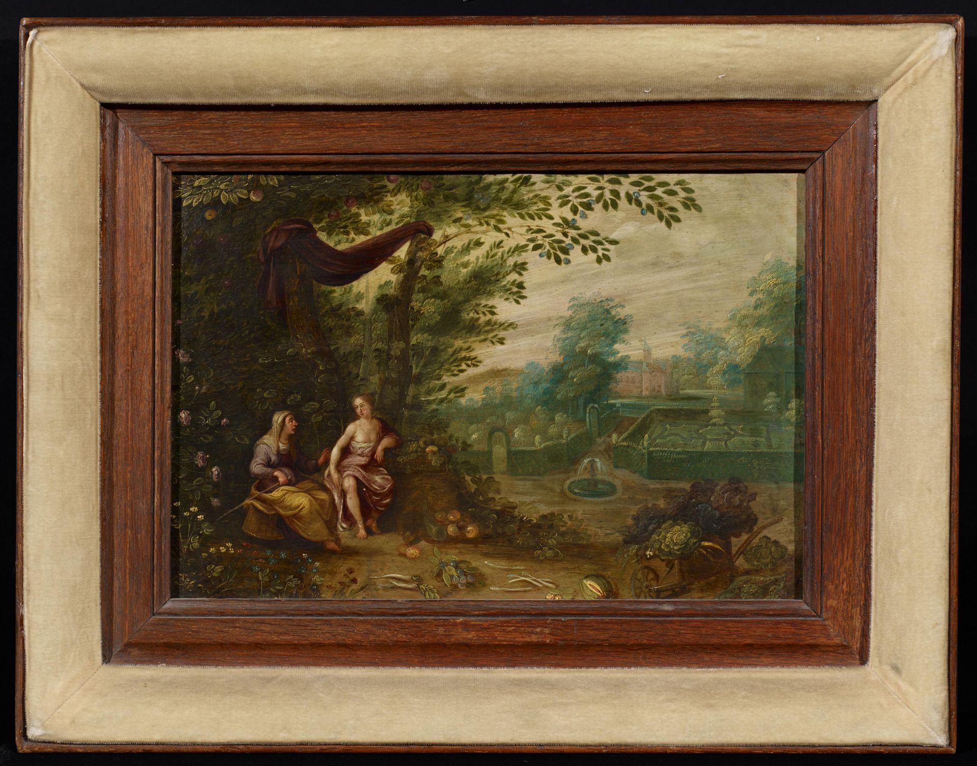 Flemish School: Vertumnus und Pomona - Image 2 of 4