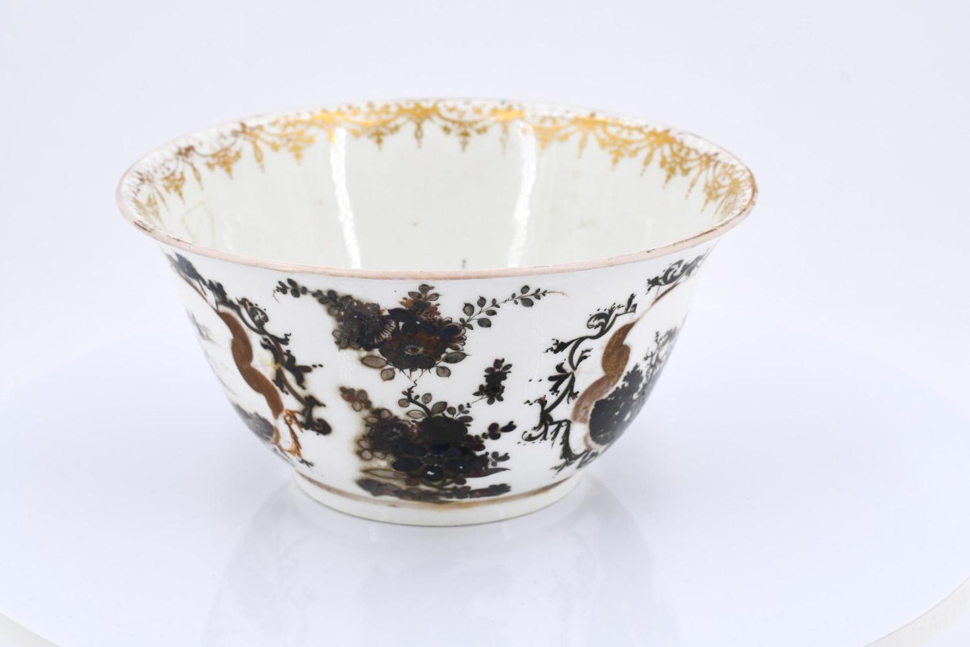 Porcelain bowl with harbour scenery - Image 5 of 15