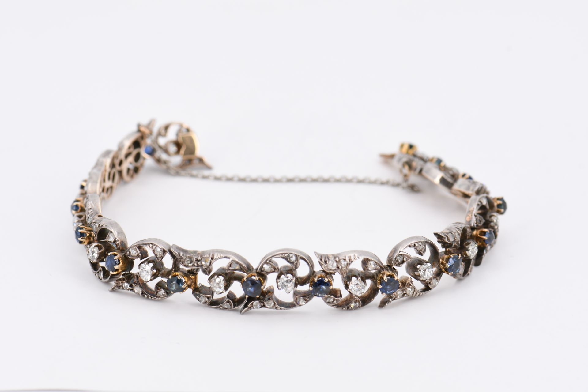 Diamant-Saphir-Armband