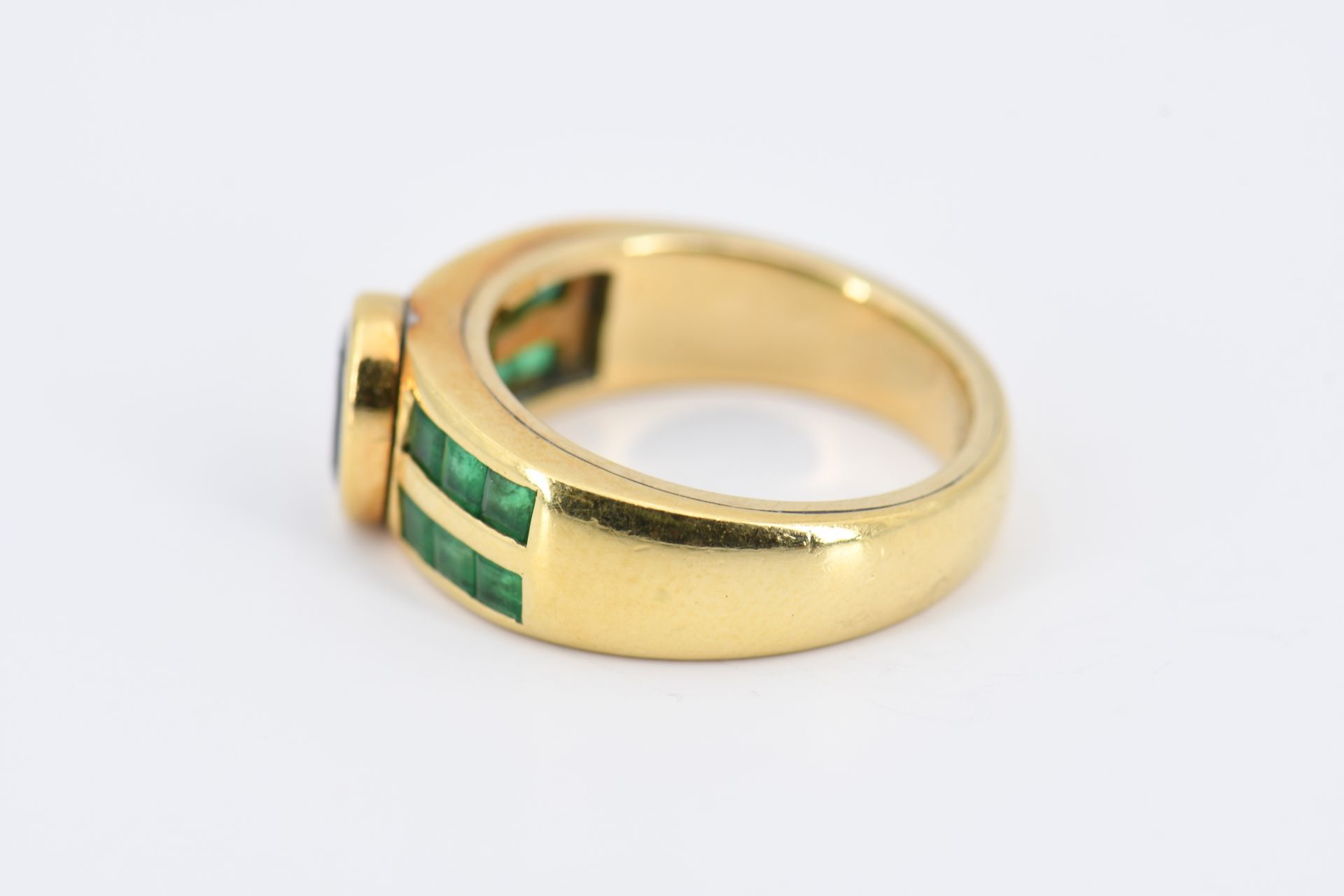 Smaragd-Saphir-Ring - Bild 2 aus 5