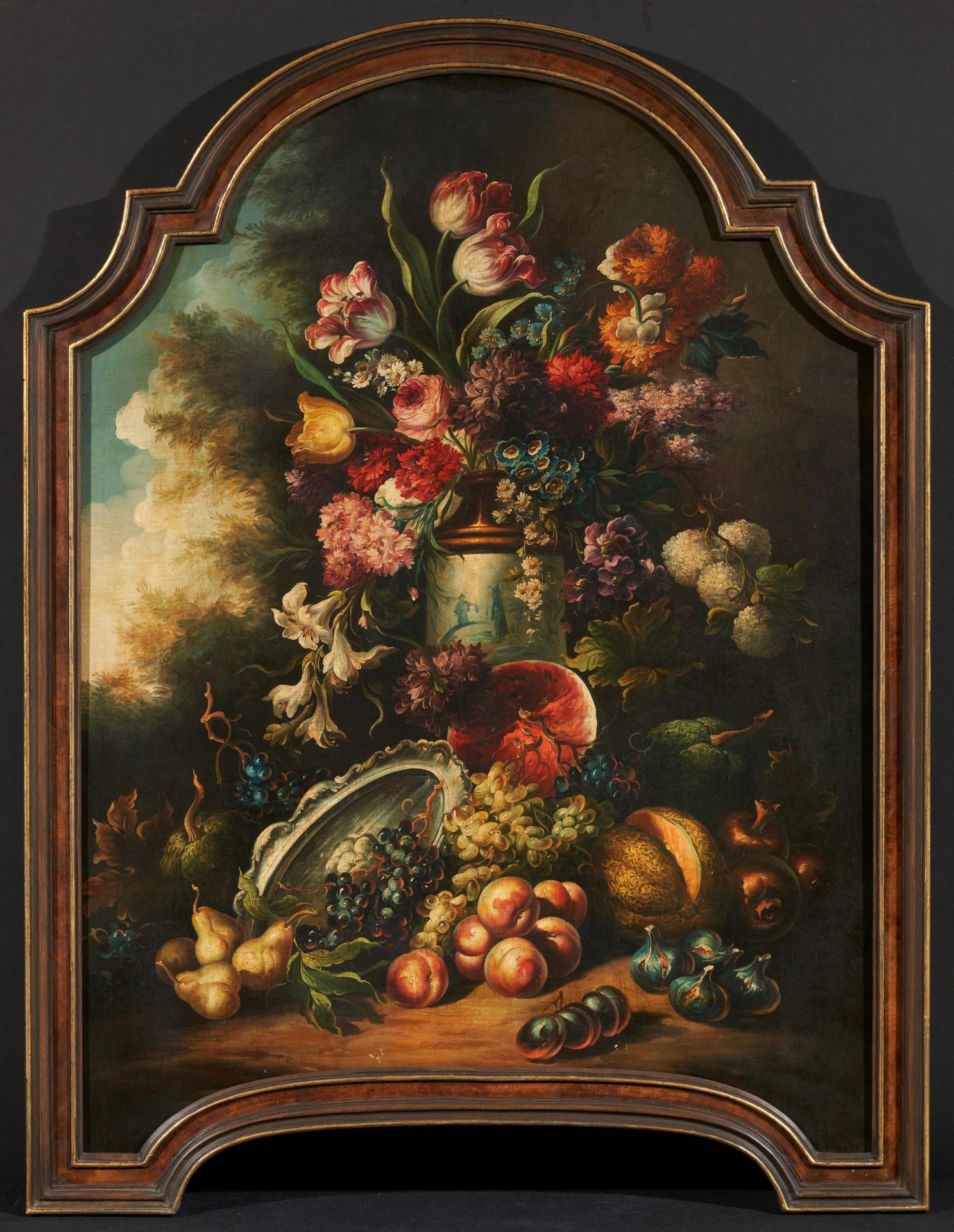 Johann Martin Metz: Stillleben mit Blumen und Früchten - Image 2 of 3