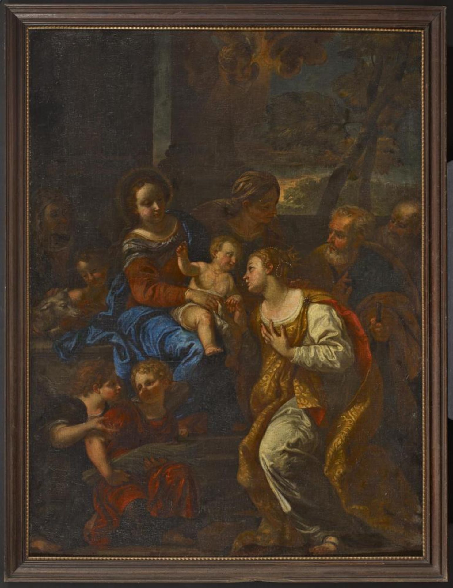 Johann Carl Loth: Die mystische Vermählung der Heiligen Katharina - Bild 2 aus 3