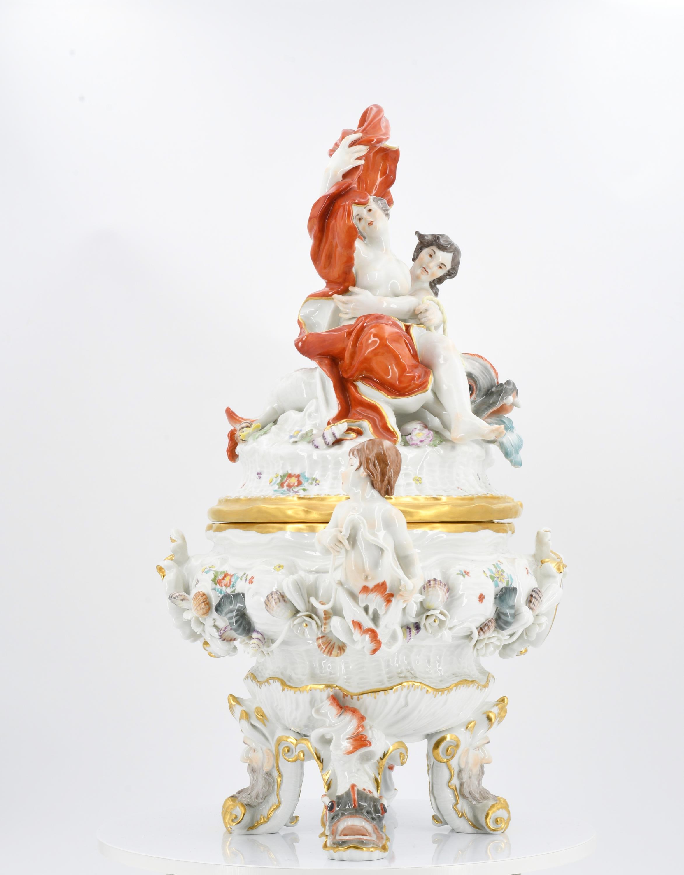 Tureen with Acis and Galathea from the Swan Service - Image 5 of 7