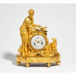 Pendulum clock with The Toilette of Venus