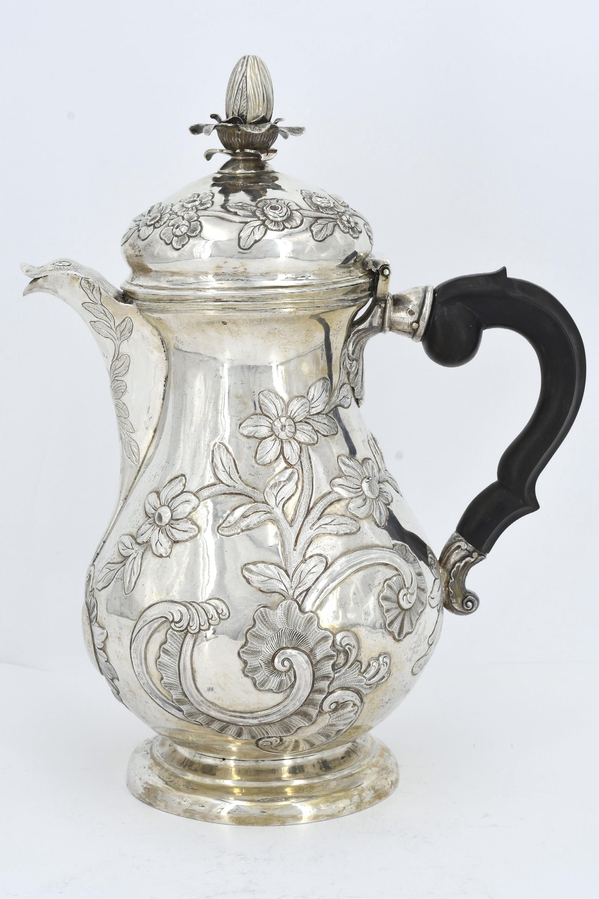 LARGE SILVER PITCHER PRESUMABLY CHRISTENING WATER PITCHER - Image 2 of 7