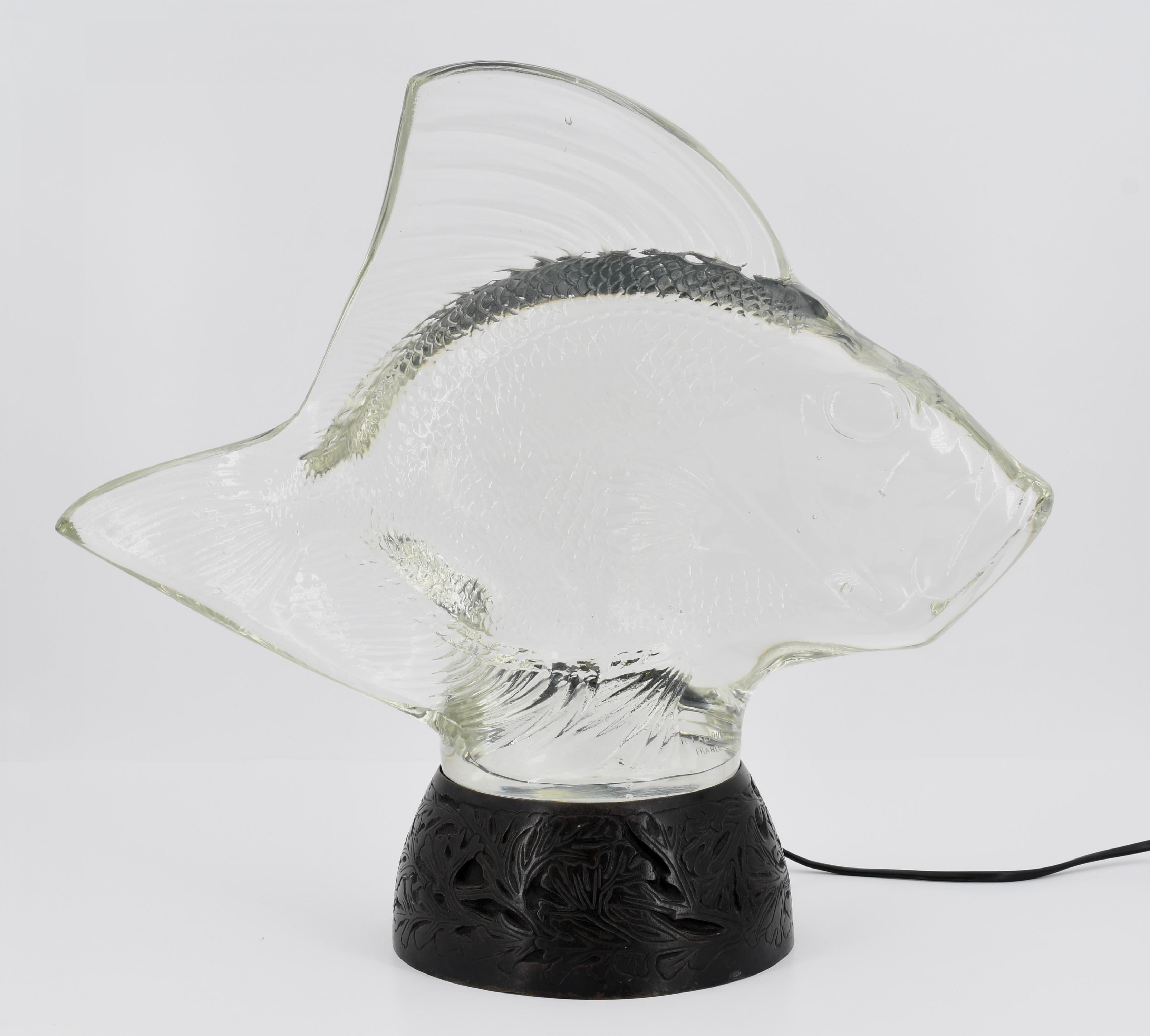 Table lamp "Gros Poisson, Vagues" - Image 2 of 6