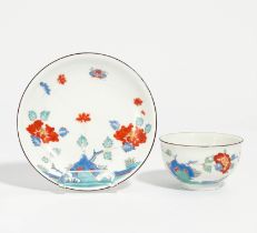 Tea bowl and saucer with Kakiemon dékor