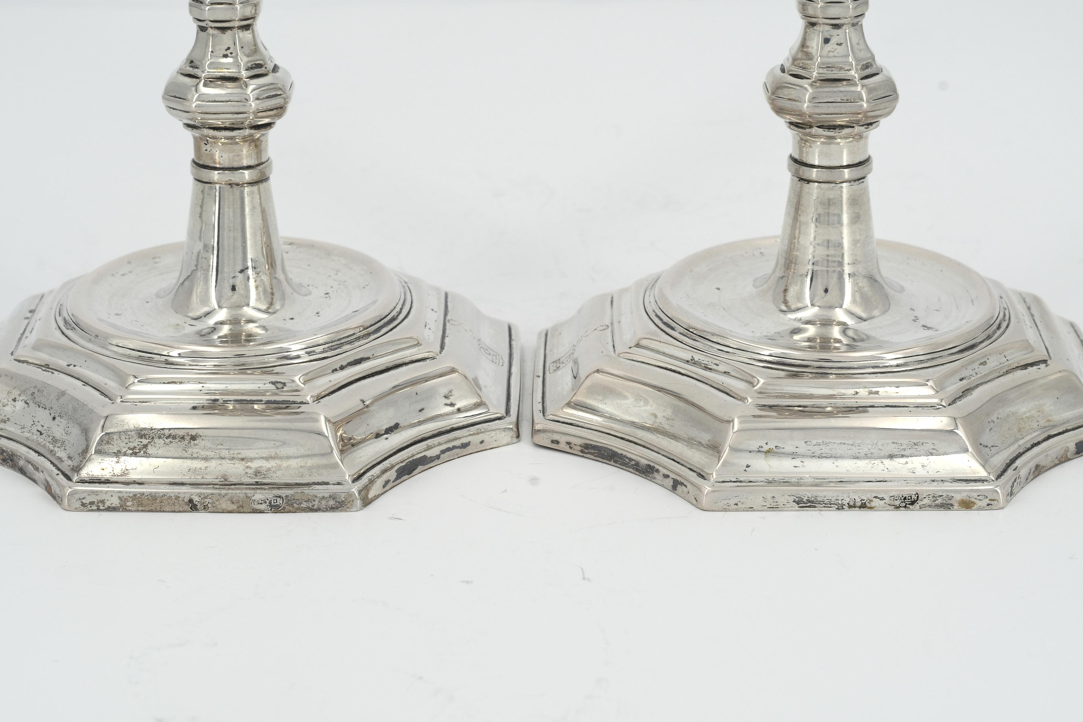 Pair of baroque silver chandeliers - Image 8 of 8