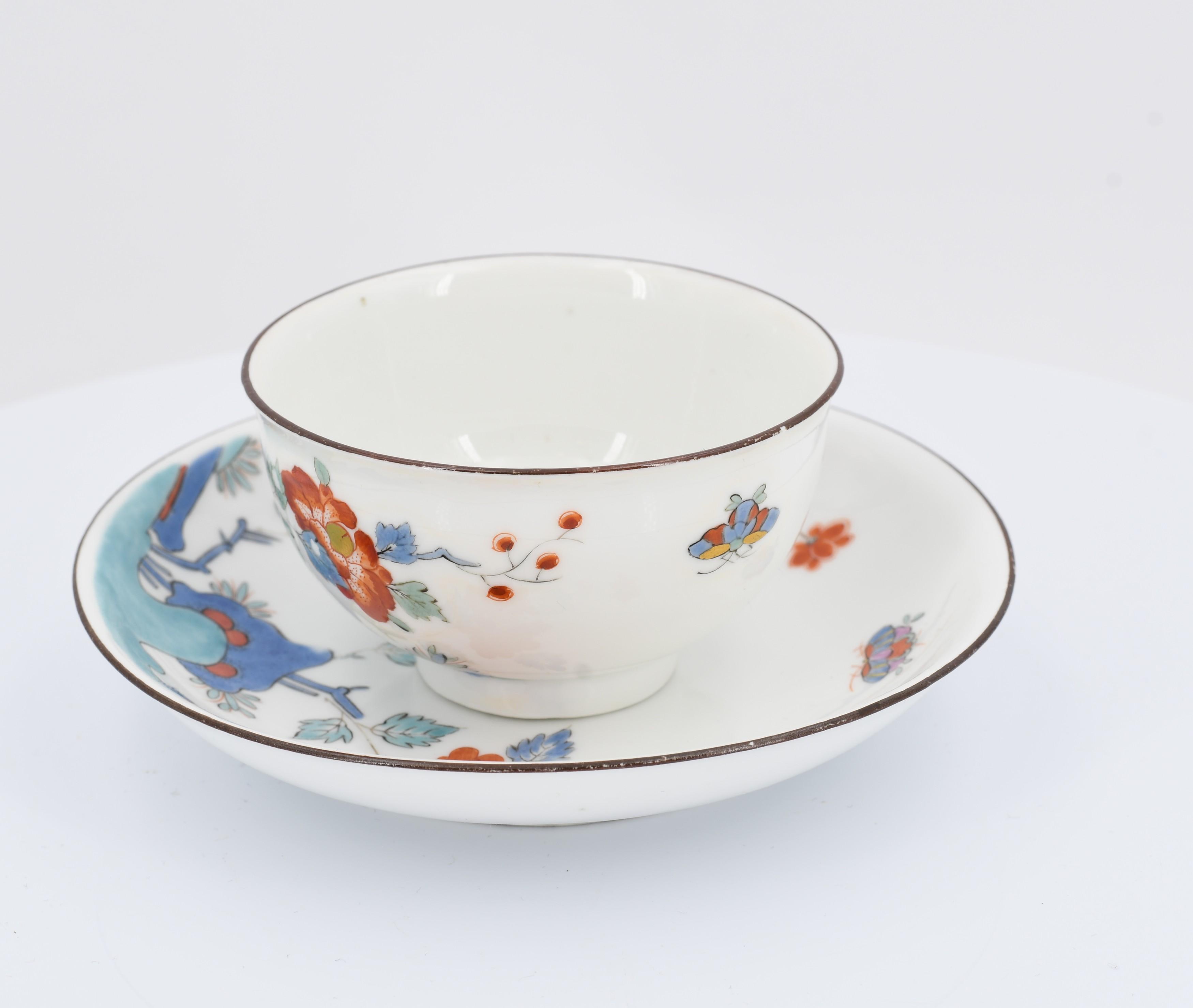 Tea bowl and saucer with Kakiemon dékor - Image 3 of 7