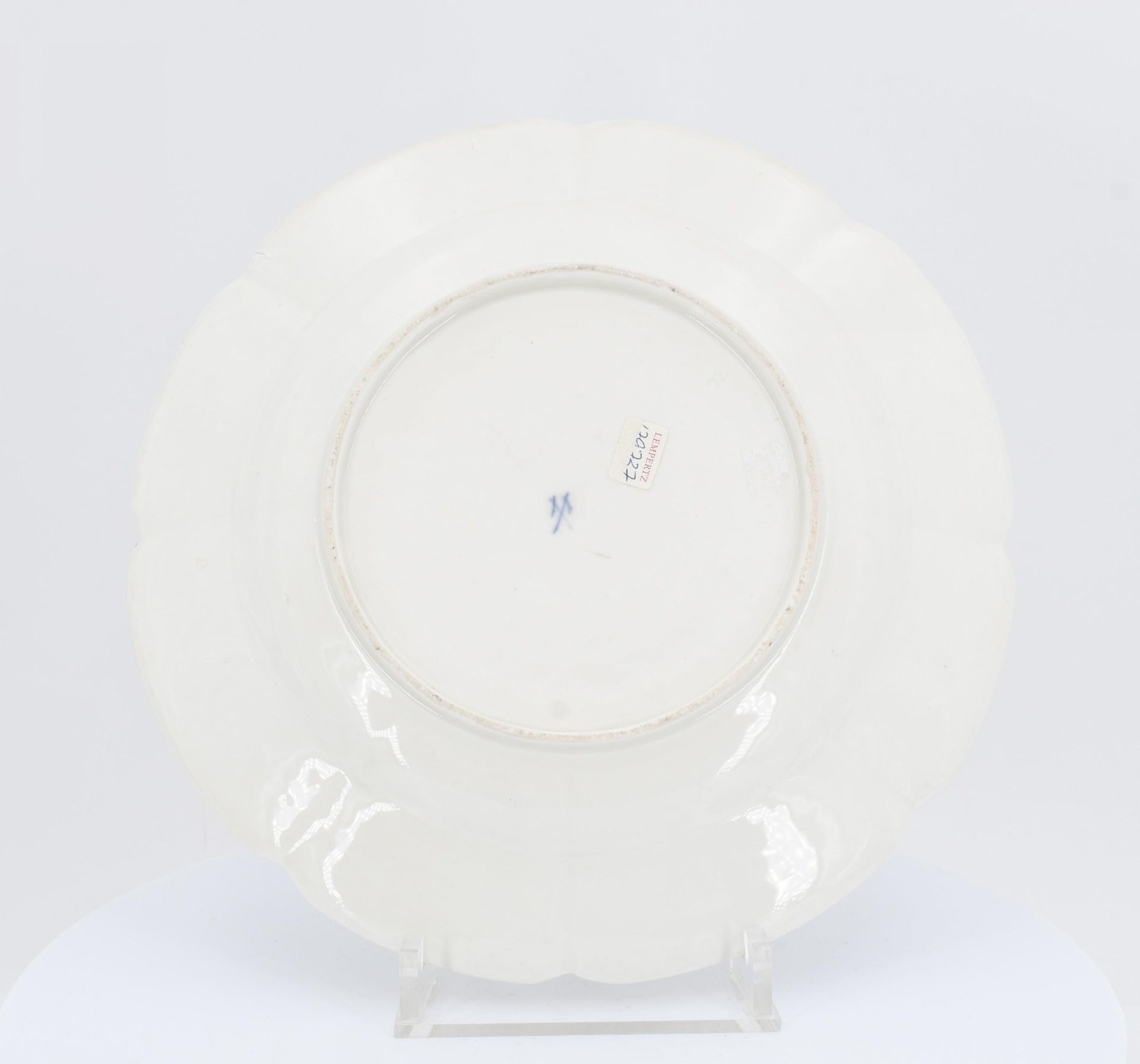 Plate from the "Green Watteau service" - Image 3 of 3