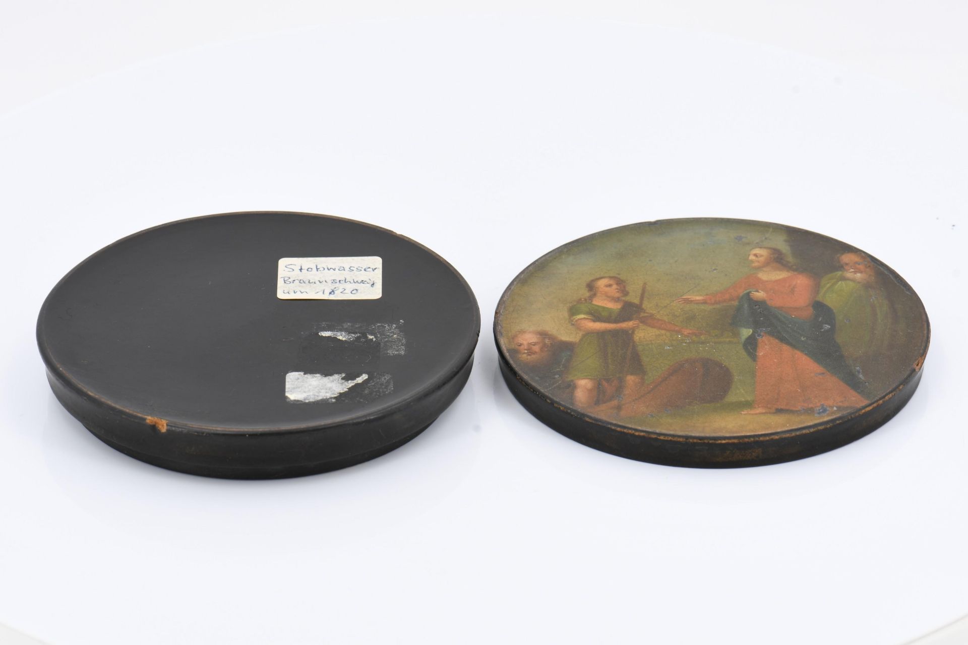 Round box "Calling of Peter and Andrew" - Image 3 of 5