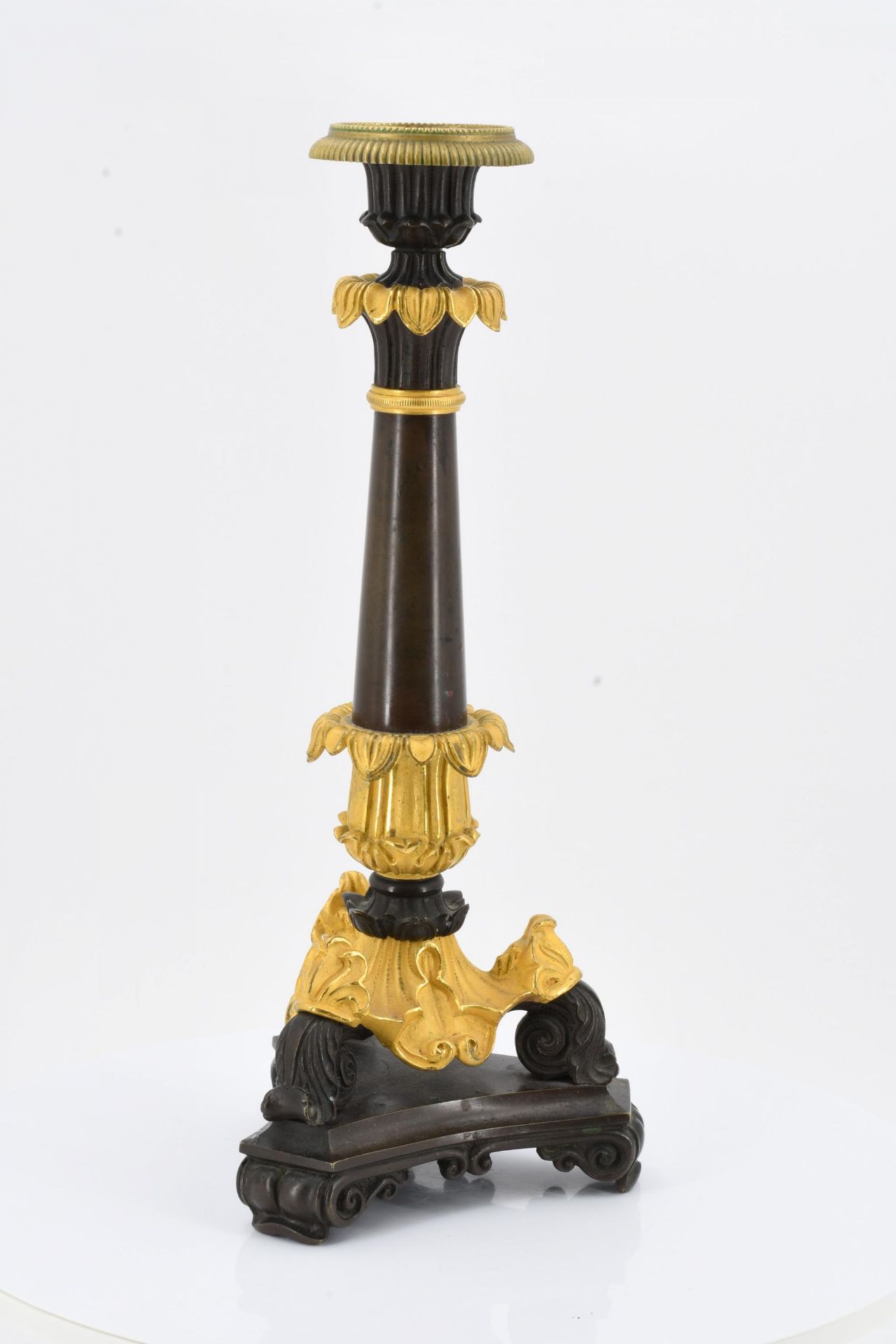 Pair of Charles X candlesticks - Image 4 of 7