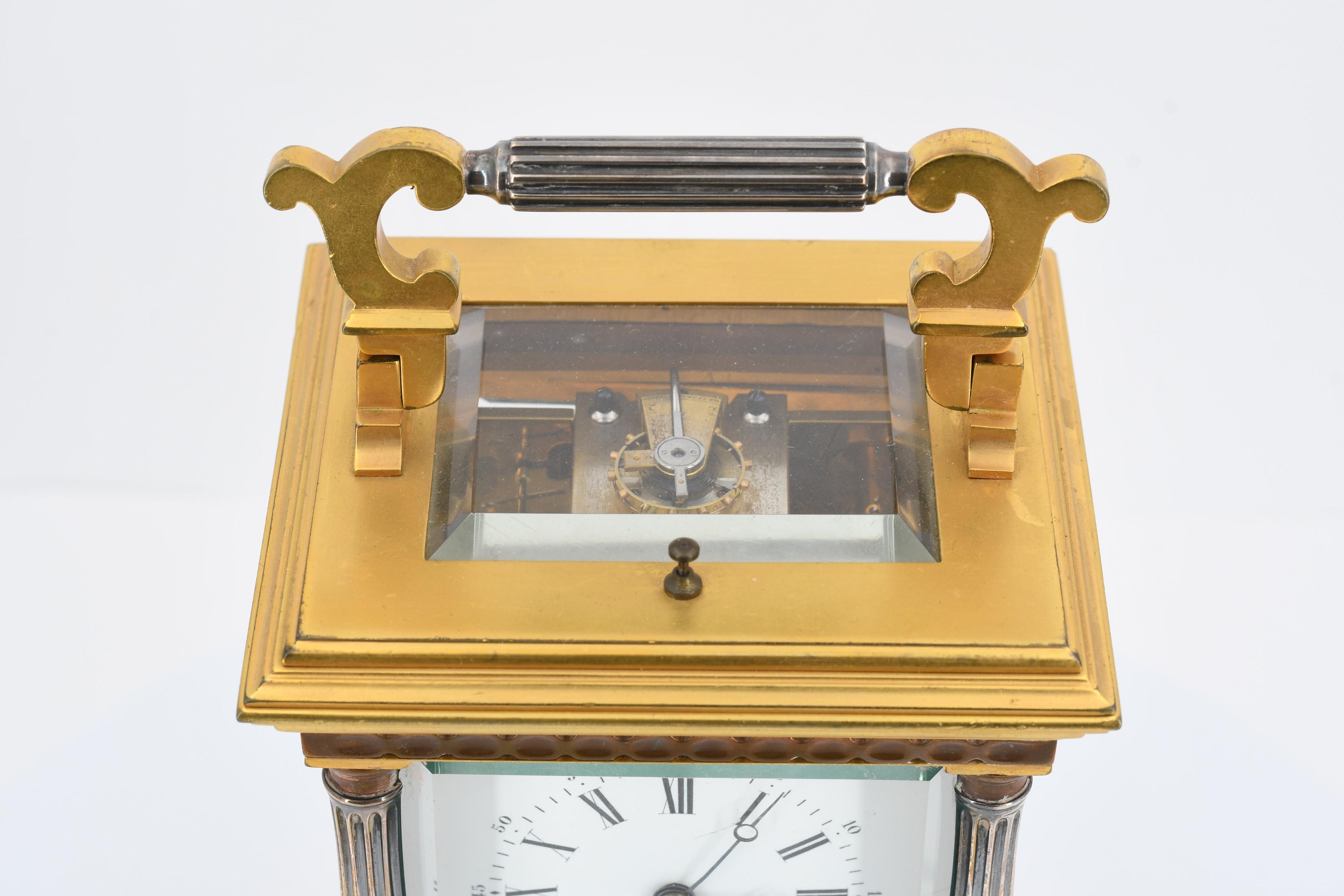 Carriage clock - Image 6 of 6