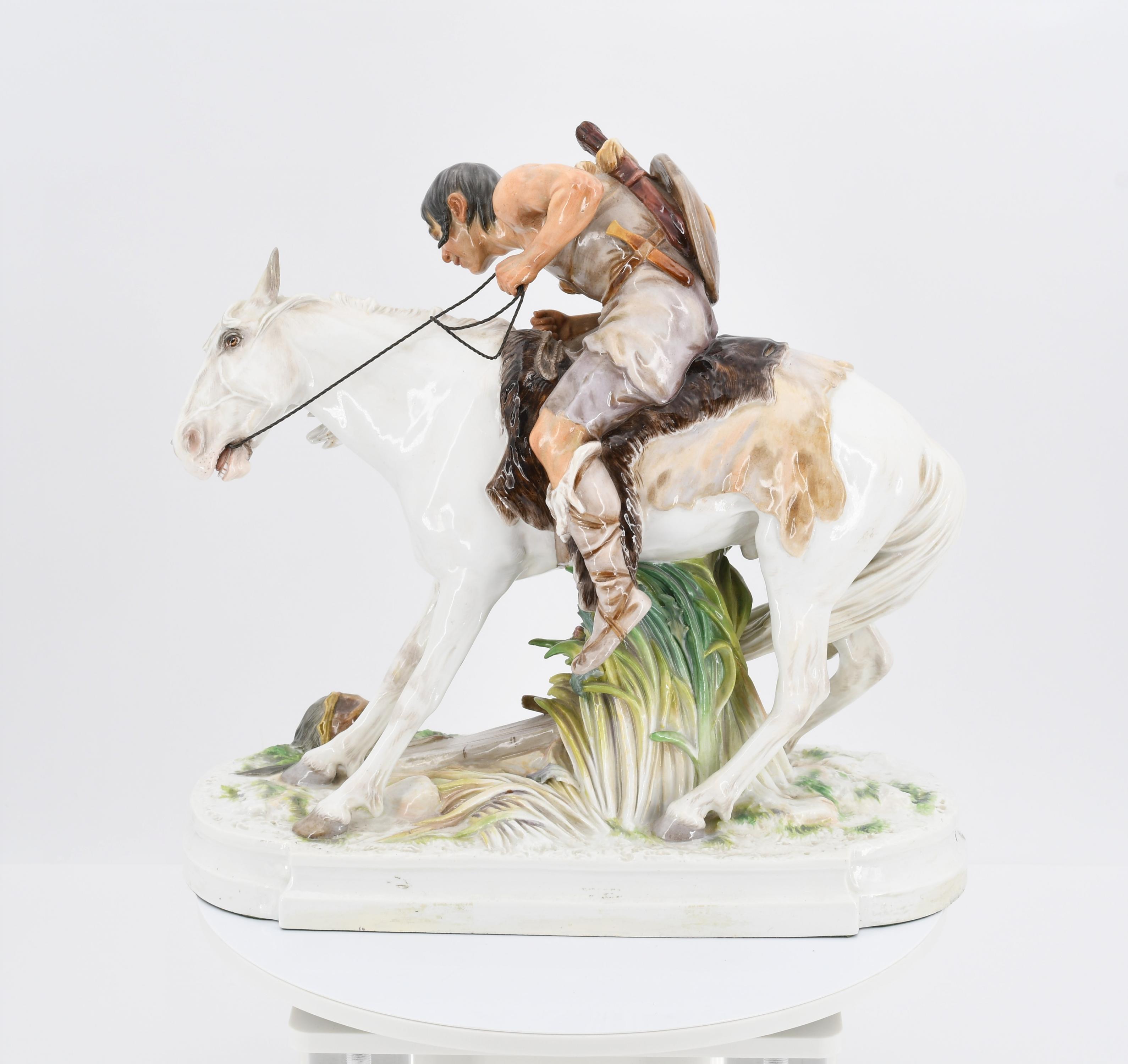 Hun on horseback - Image 2 of 6