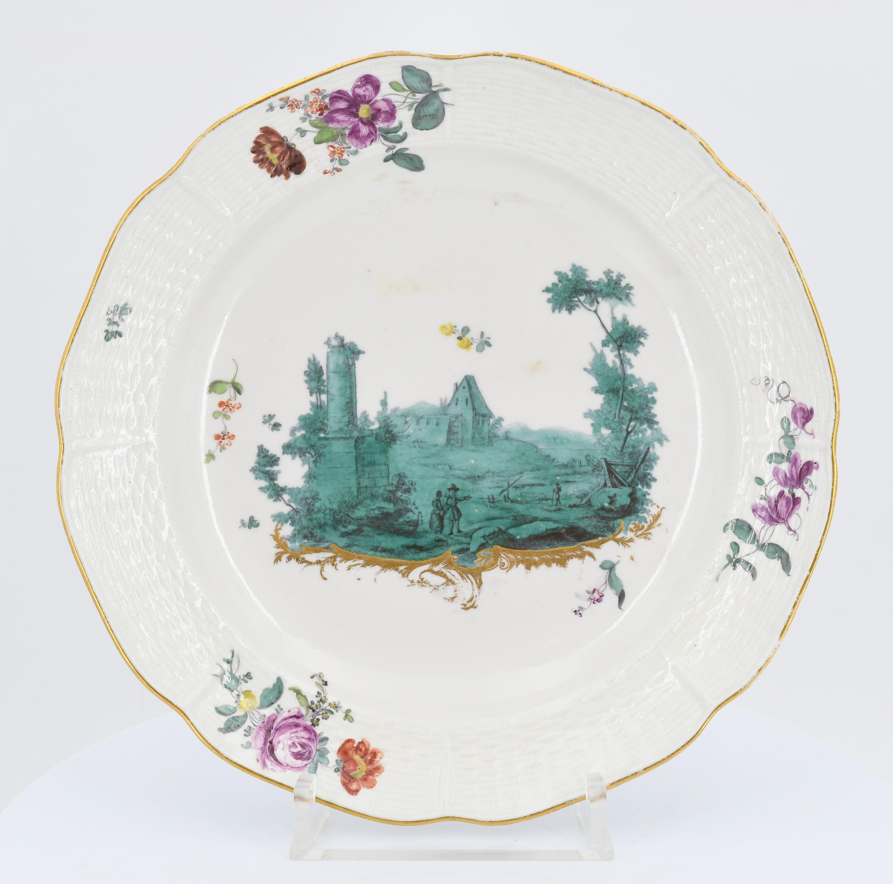 Plate with landscape - Image 2 of 3