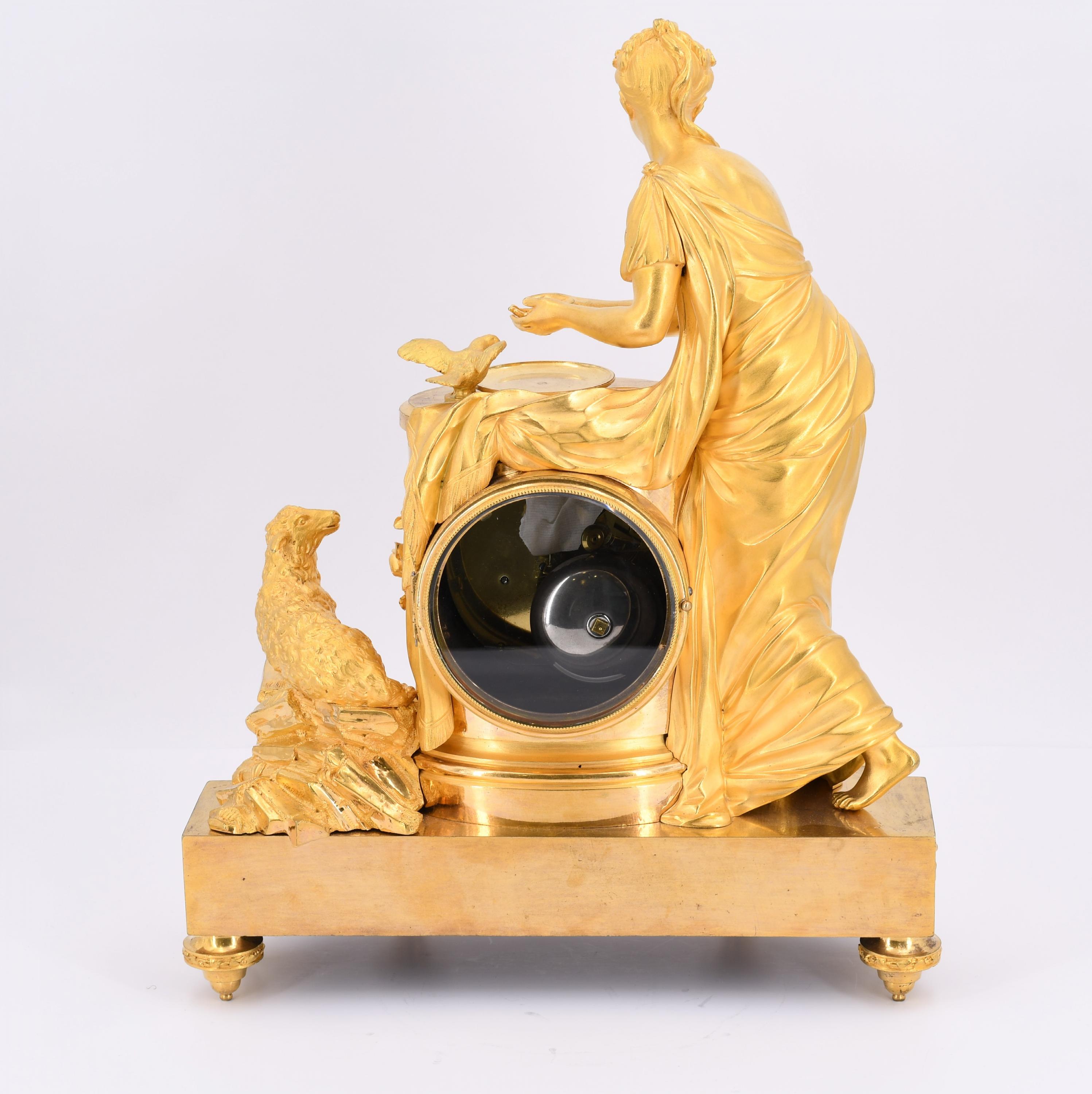 Pendulum clock with The Toilette of Venus - Image 4 of 5