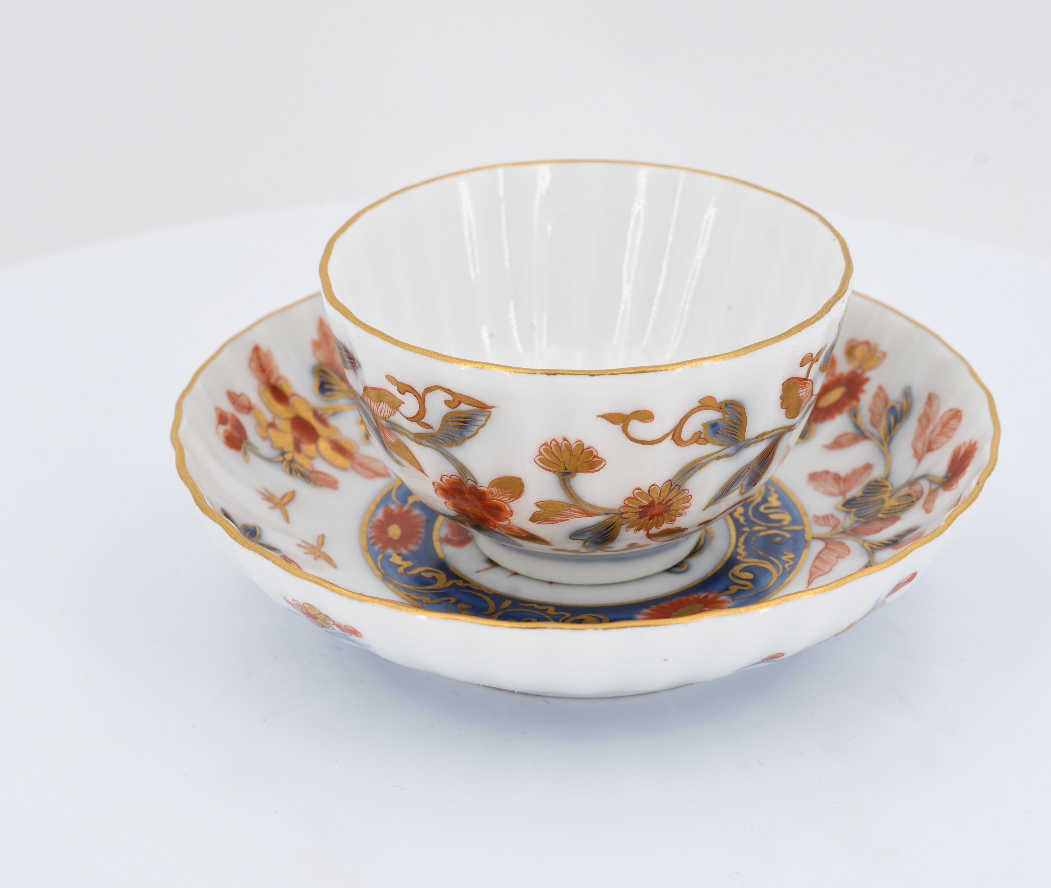 Tea bowl and saucer with Imari décor - Image 5 of 7