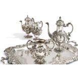 Magnificent Coffee and Tea Service with Tray