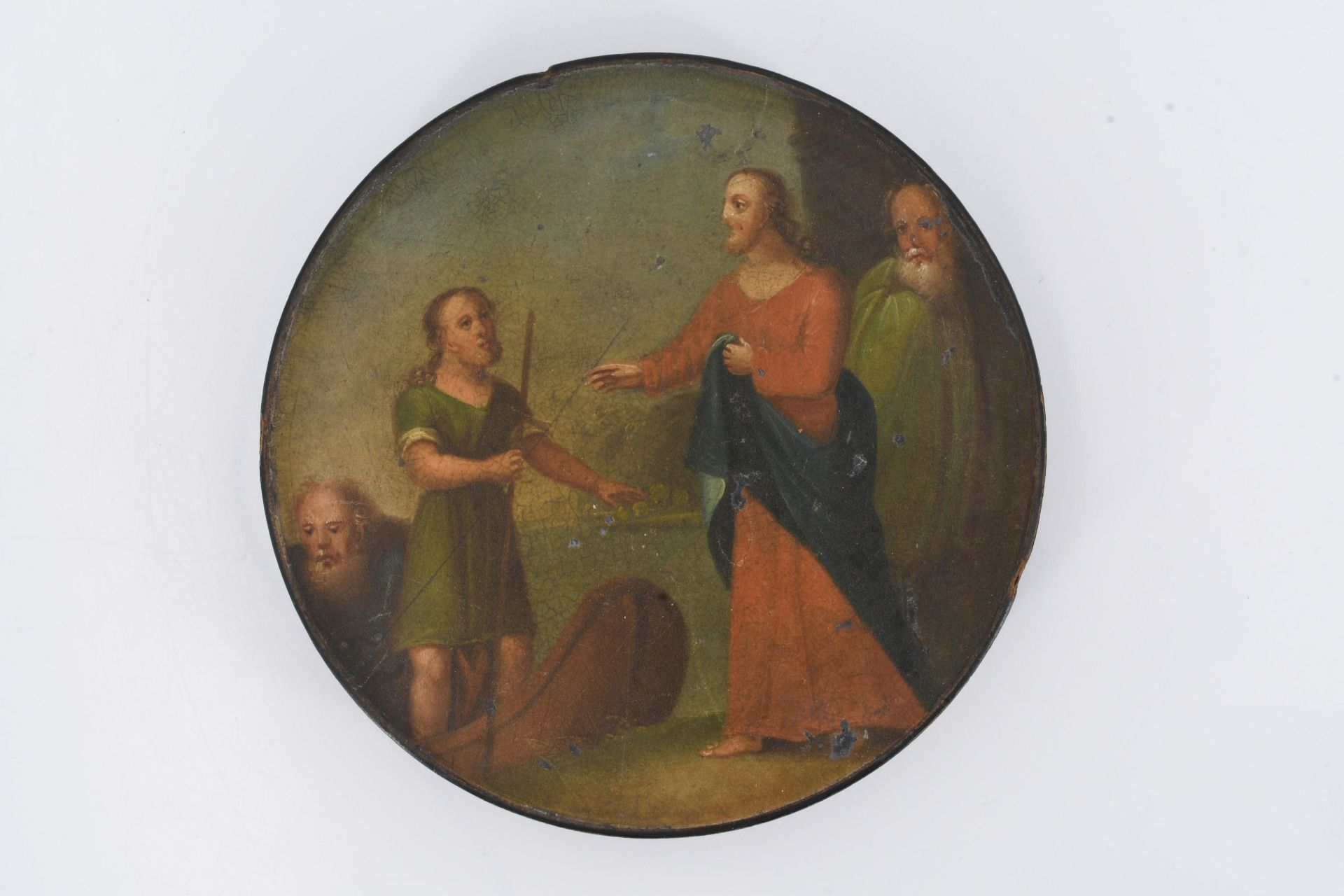 Round box "Calling of Peter and Andrew" - Image 5 of 5