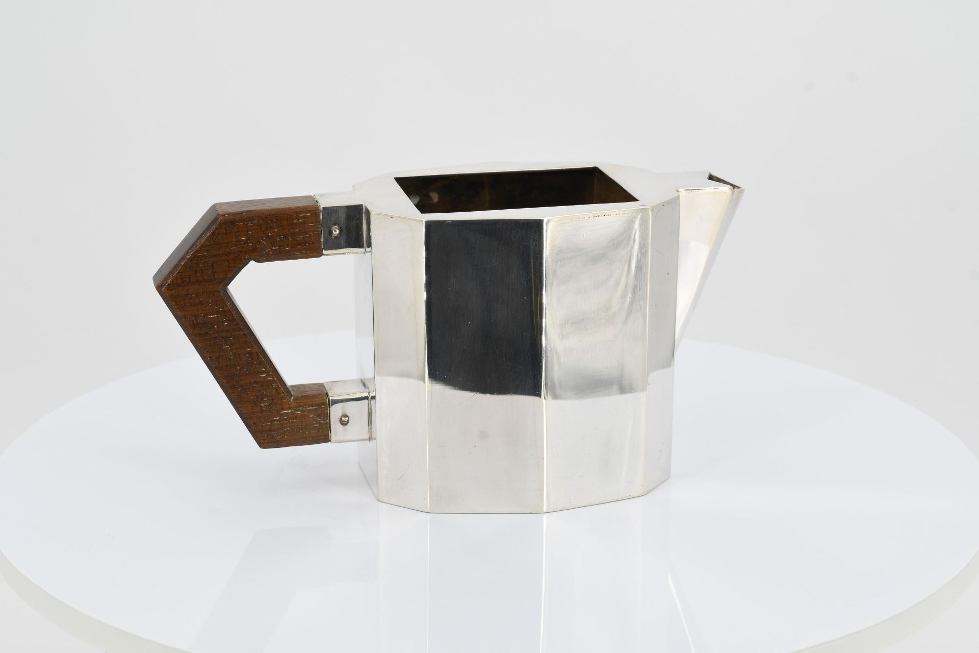 Fünfteiliges Art Deco Kaffee- und Teeservice mit facettiertem Korpus - Bild 22 aus 27