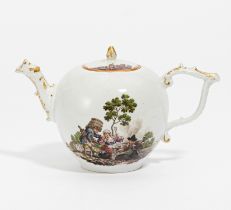 Teapot with Tenier scenes