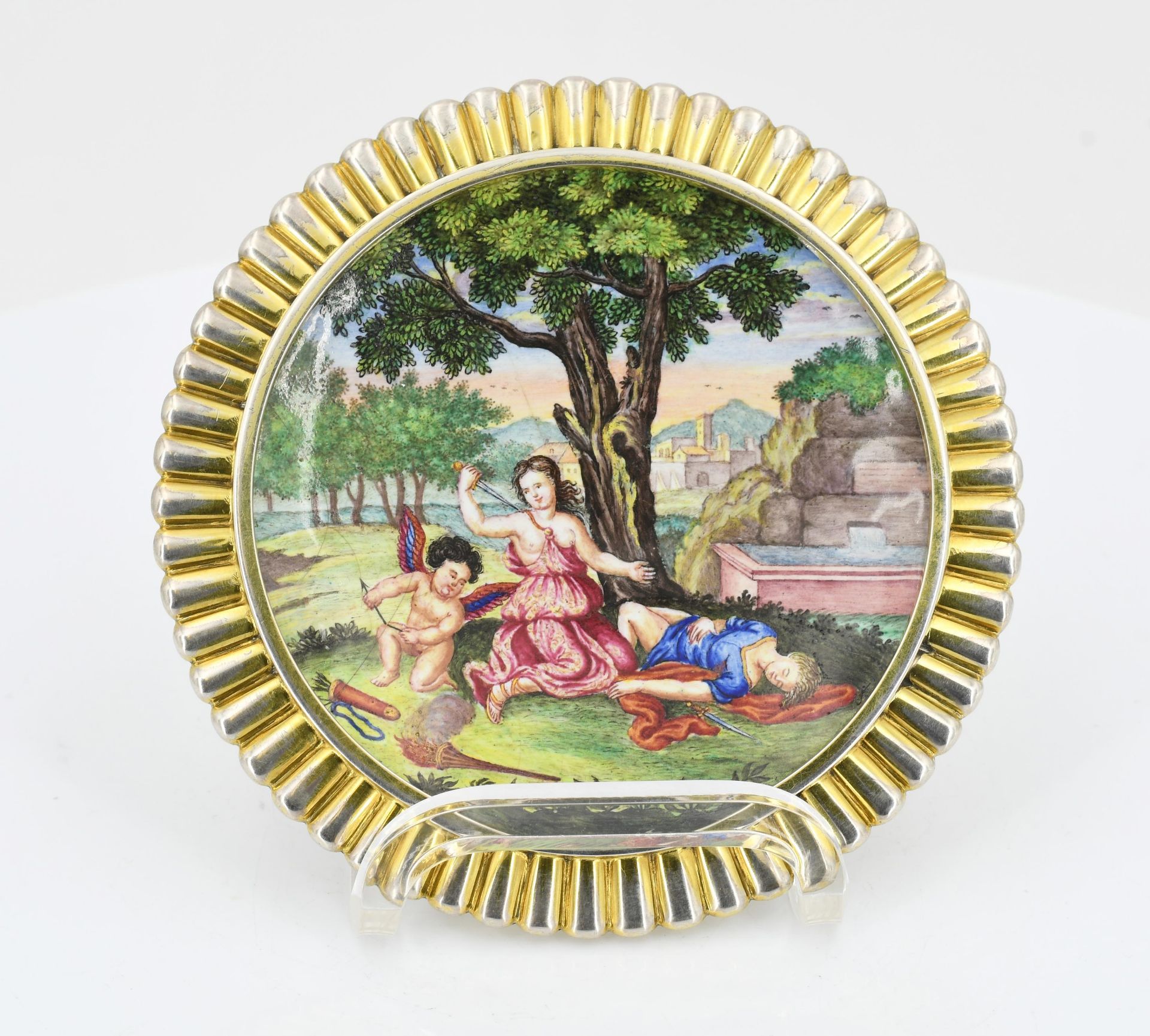 Small bowl depicting "Armida and Rinaldo" - Image 2 of 3