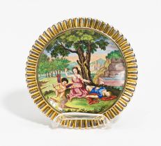 Small bowl depicting "Armida and Rinaldo"