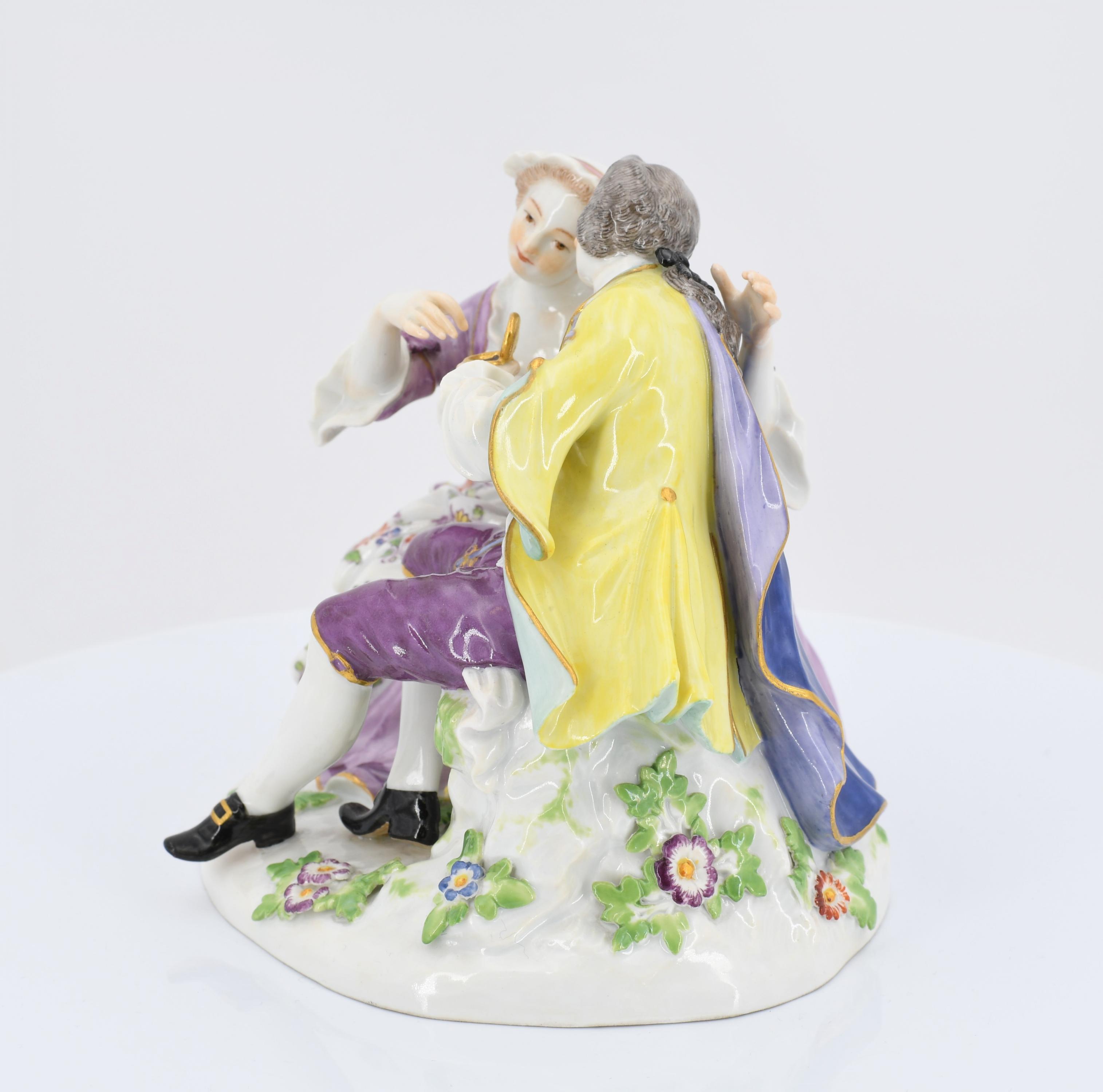 Lovers with snuff box - Image 3 of 6