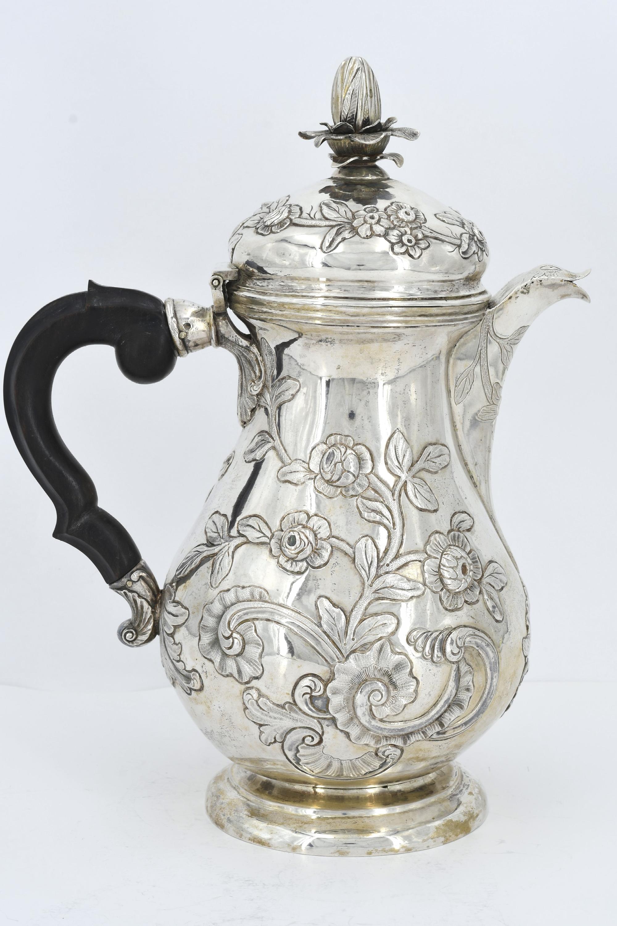 LARGE SILVER PITCHER PRESUMABLY CHRISTENING WATER PITCHER - Image 4 of 7