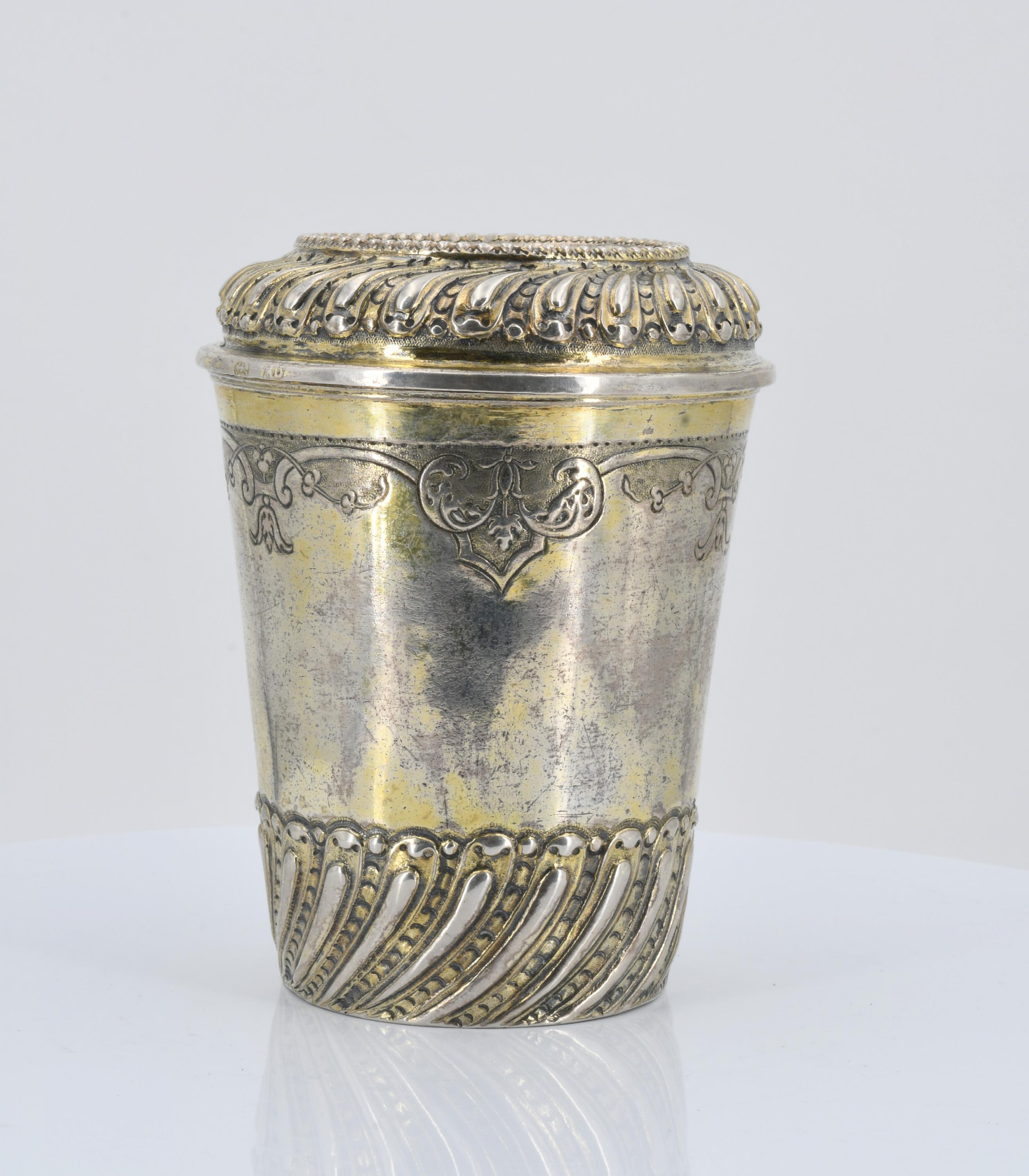 Lidded Régence cup - Image 3 of 7
