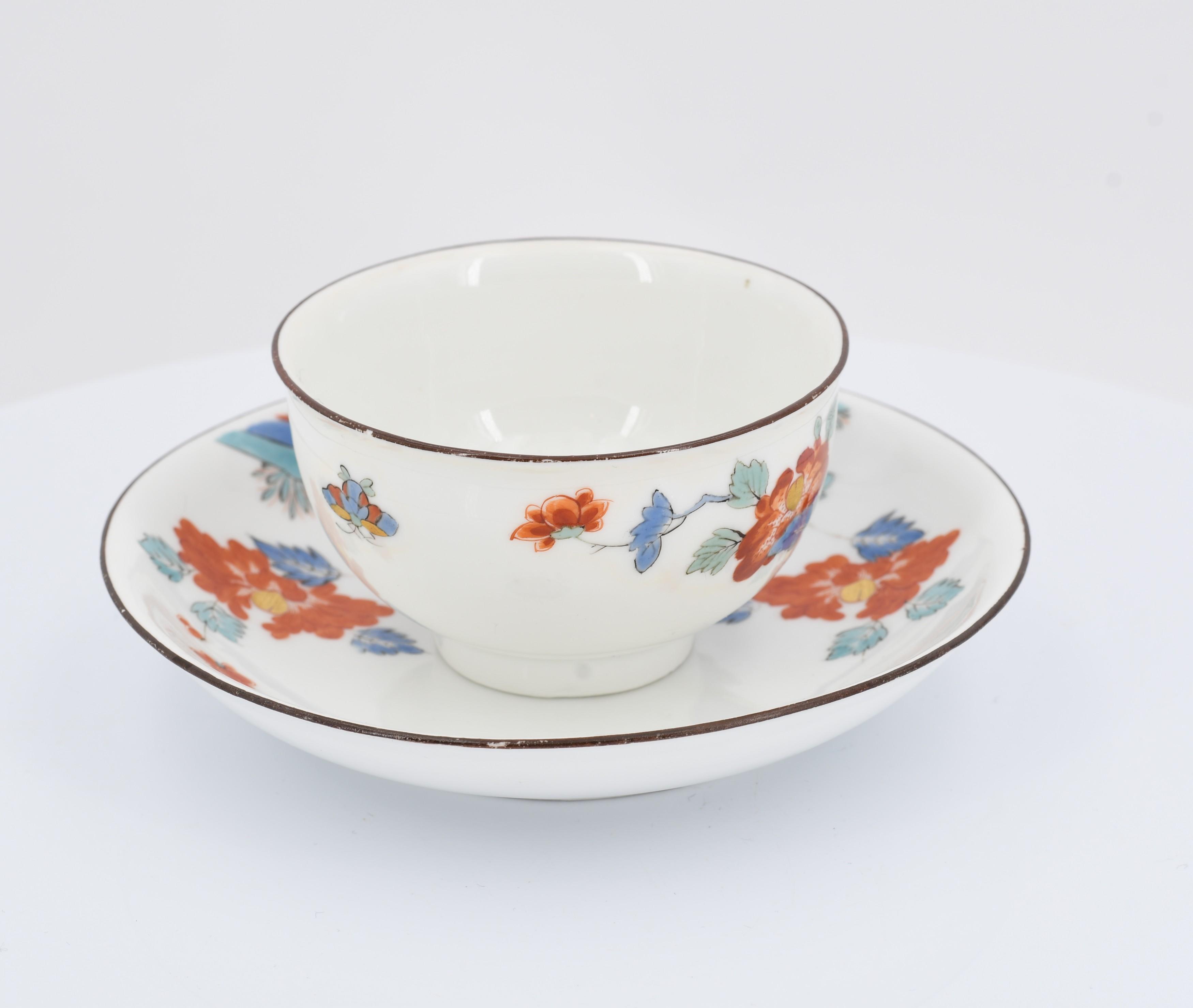 Tea bowl and saucer with Kakiemon dékor - Image 4 of 7