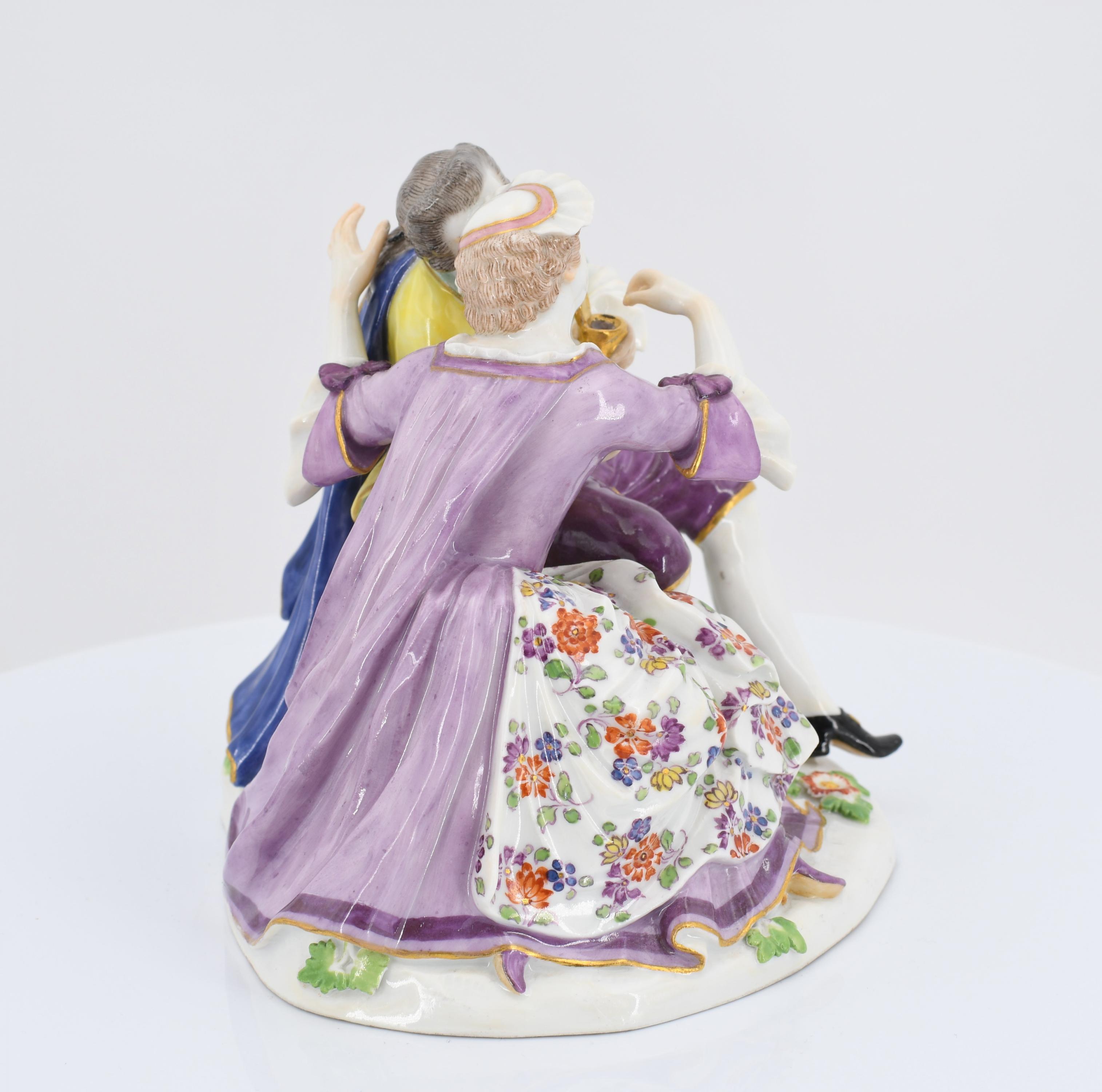 Lovers with snuff box - Image 5 of 6