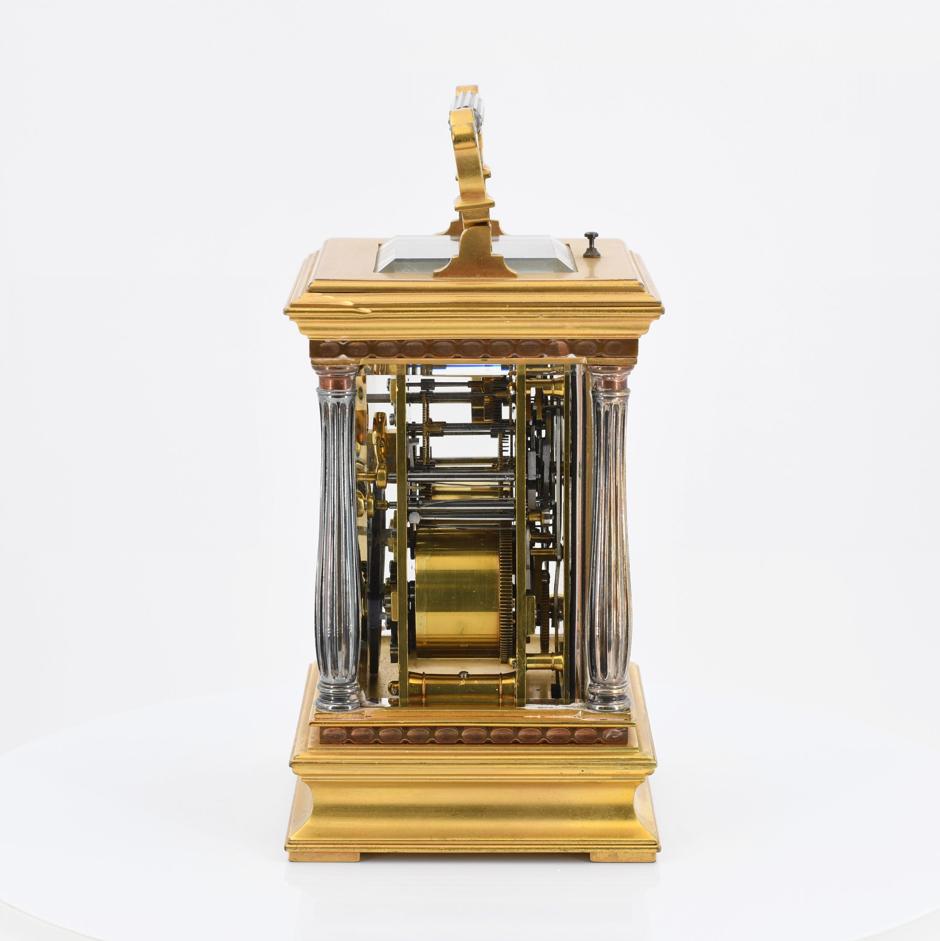 Carriage clock - Image 5 of 6