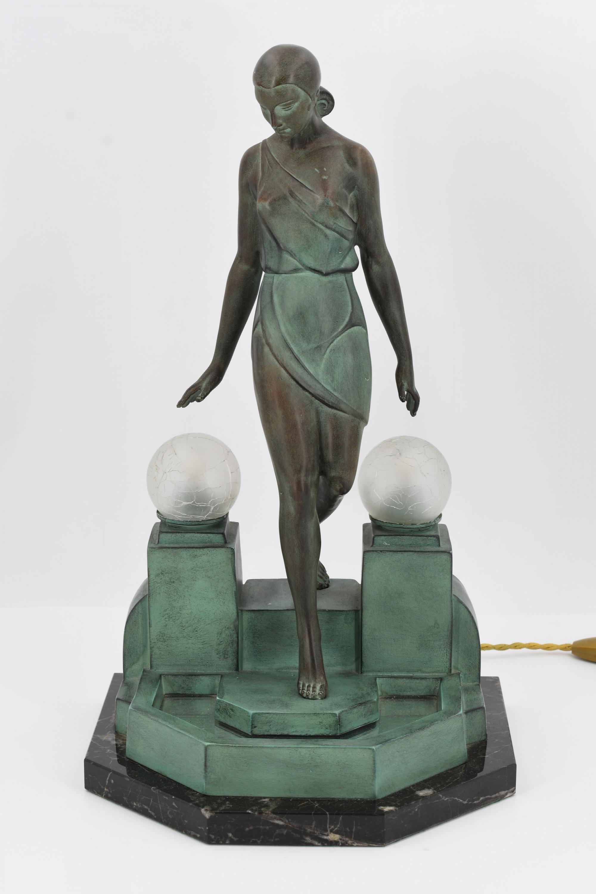 Figural lamp "Nausicaa" - Image 2 of 7