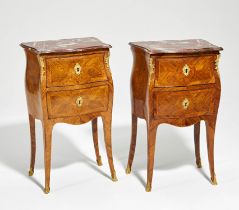 Pair of small chests of drawers